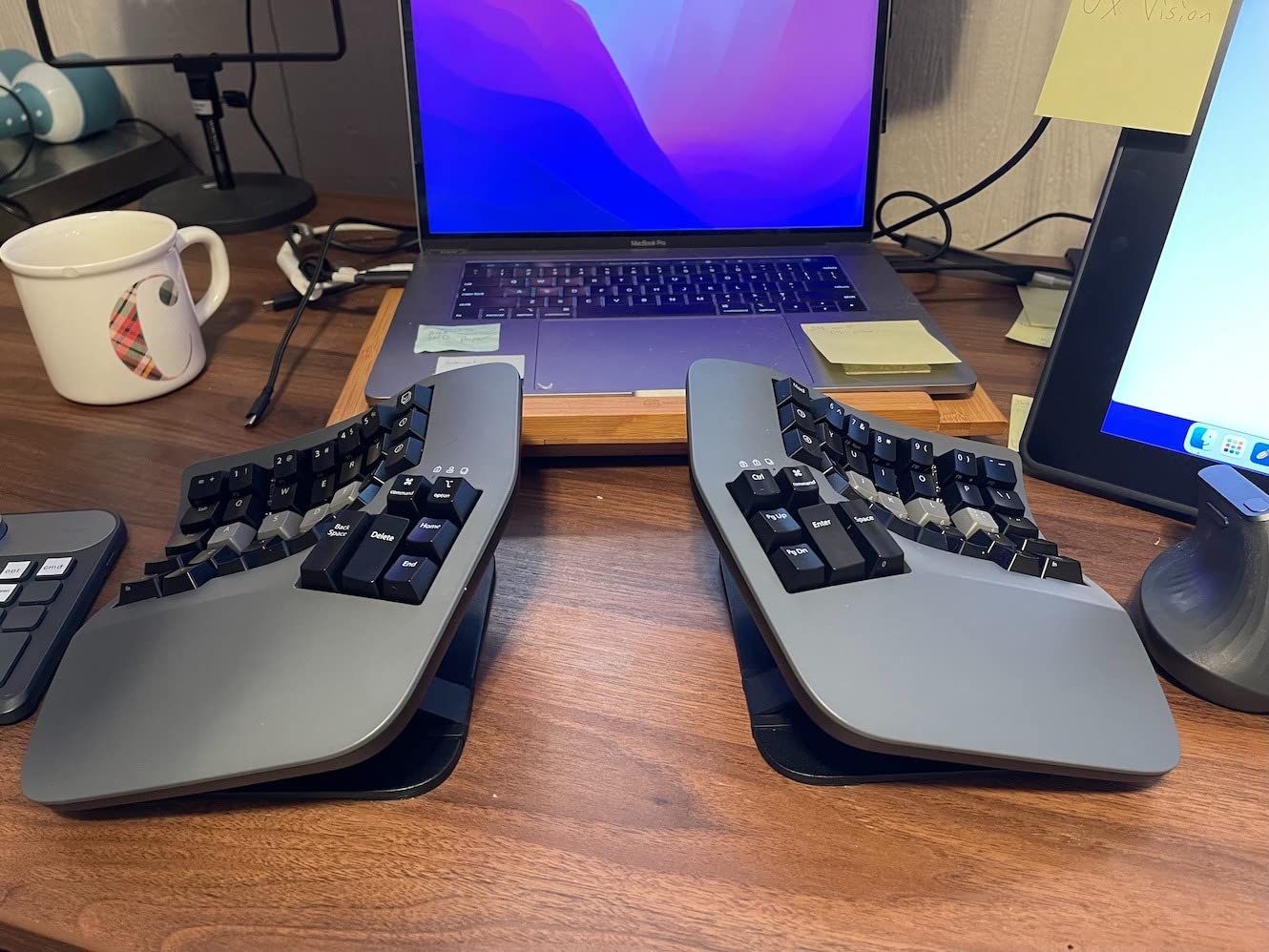 KINESIS Advantage360 Professional Split Ergonomic Keyboard - Bluetooth | Quiet Mechanical Switches | Fully Programmable Open Source | Contoured Shape | Adjustable Tenting | Backlit customer photo 2