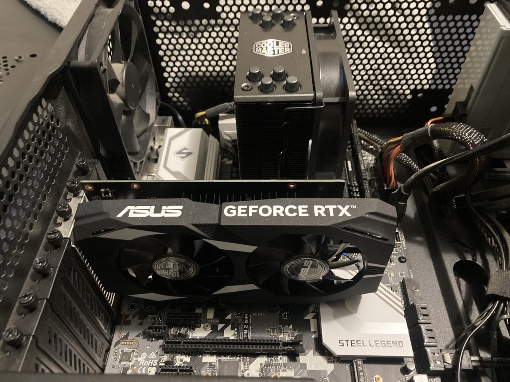 ASUS Dual NVIDIA GeForce RTX 3050 6GB GDDR6 OC Edition Gaming Graphics Card - PCIe 4.0, HDMI 2.1, DisplayPort 1.4a, 2-Slot Design, Axial-tech Fan Design, Steel Bracket, 3 Year Warranty customer photo 2