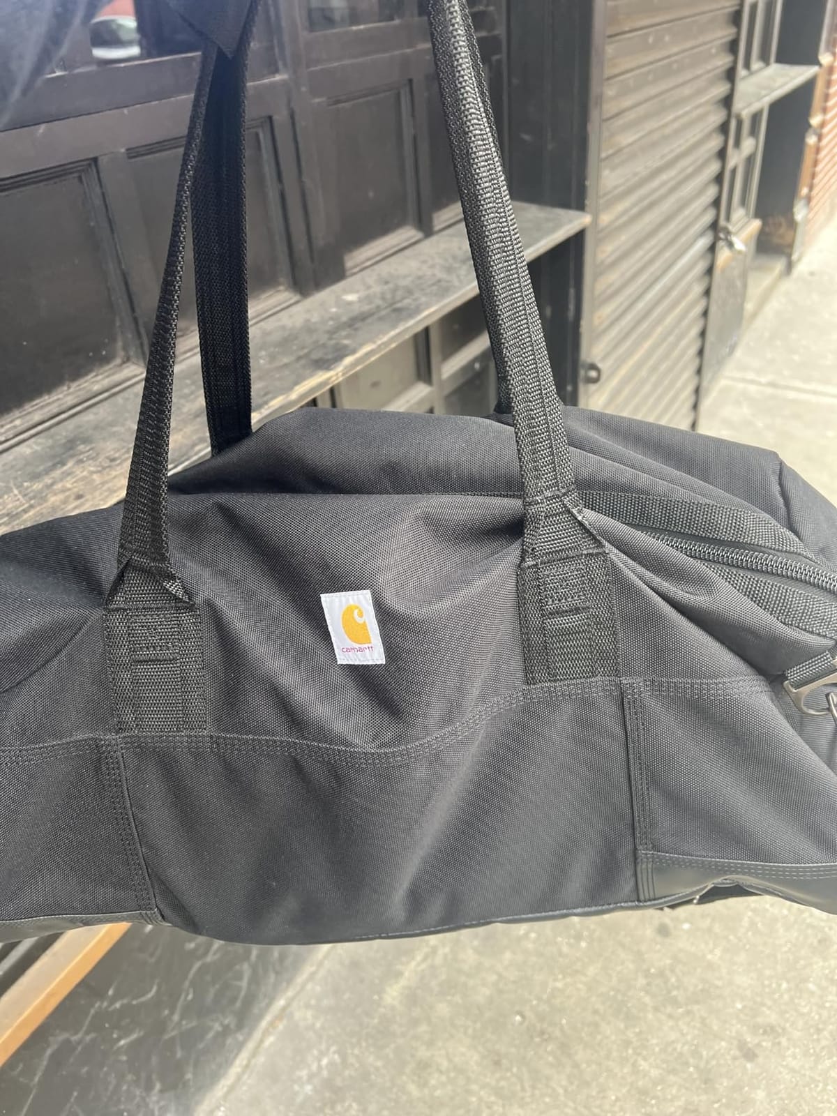 Carhartt Utility 55L Duffel Black | Classic Duffels, Heavy-Duty Bag for Jobsite, Gym, & Travel customer photo 2