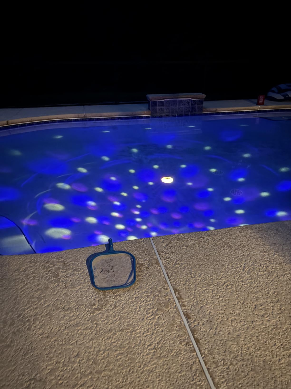 BOXPSII Floating Pool Lights 2 Pack, for Inground Pool, Above Ground Pools | 4000mAh, 13 Colors Modes, IP68 Waterproof, Rechargeable Floating Light customer photo 1