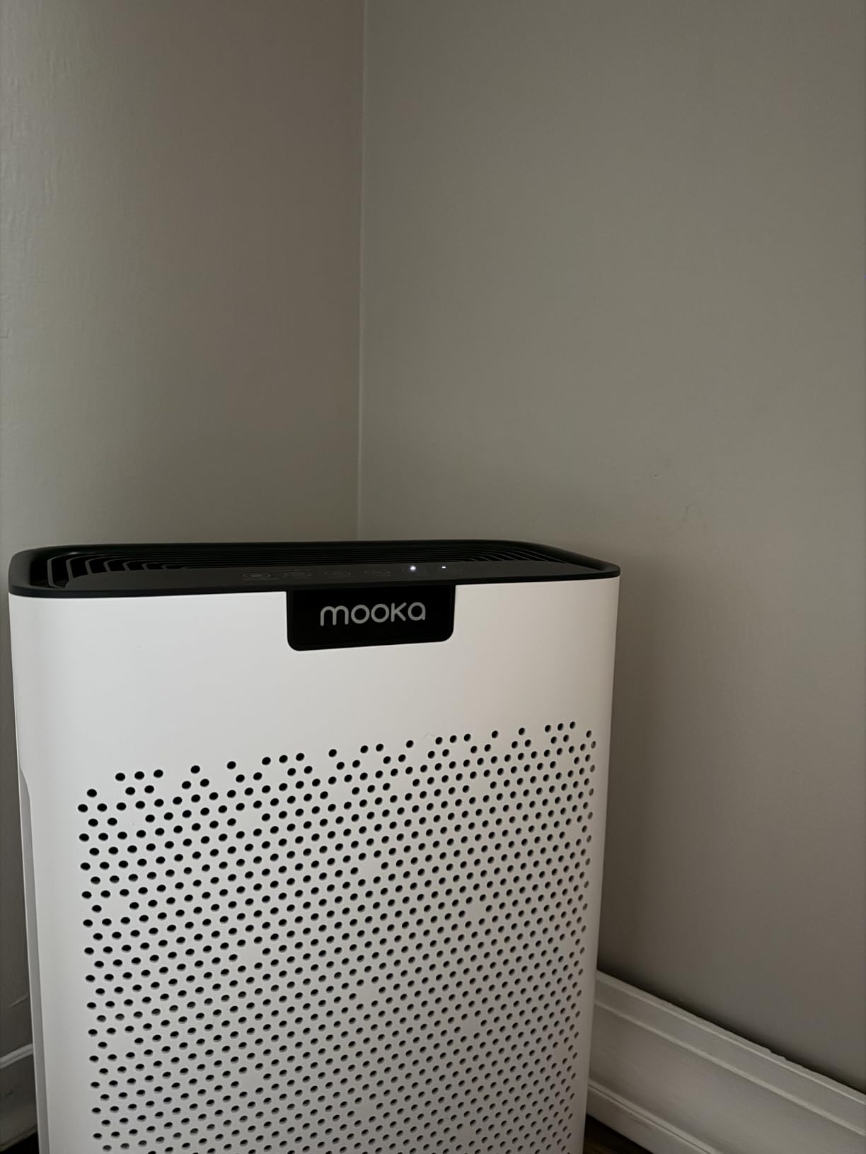 MOOKA Air Purifier for Home Bedroom Large Room 2200 Ft², True HEPA Filter | Washable Pre-Filter, Auto Mode, Quiet Sleep Mode, Air Quality Monitor, Air Cleaner for Pet Dust Smoke Pollen, KJ190H White customer photo 2