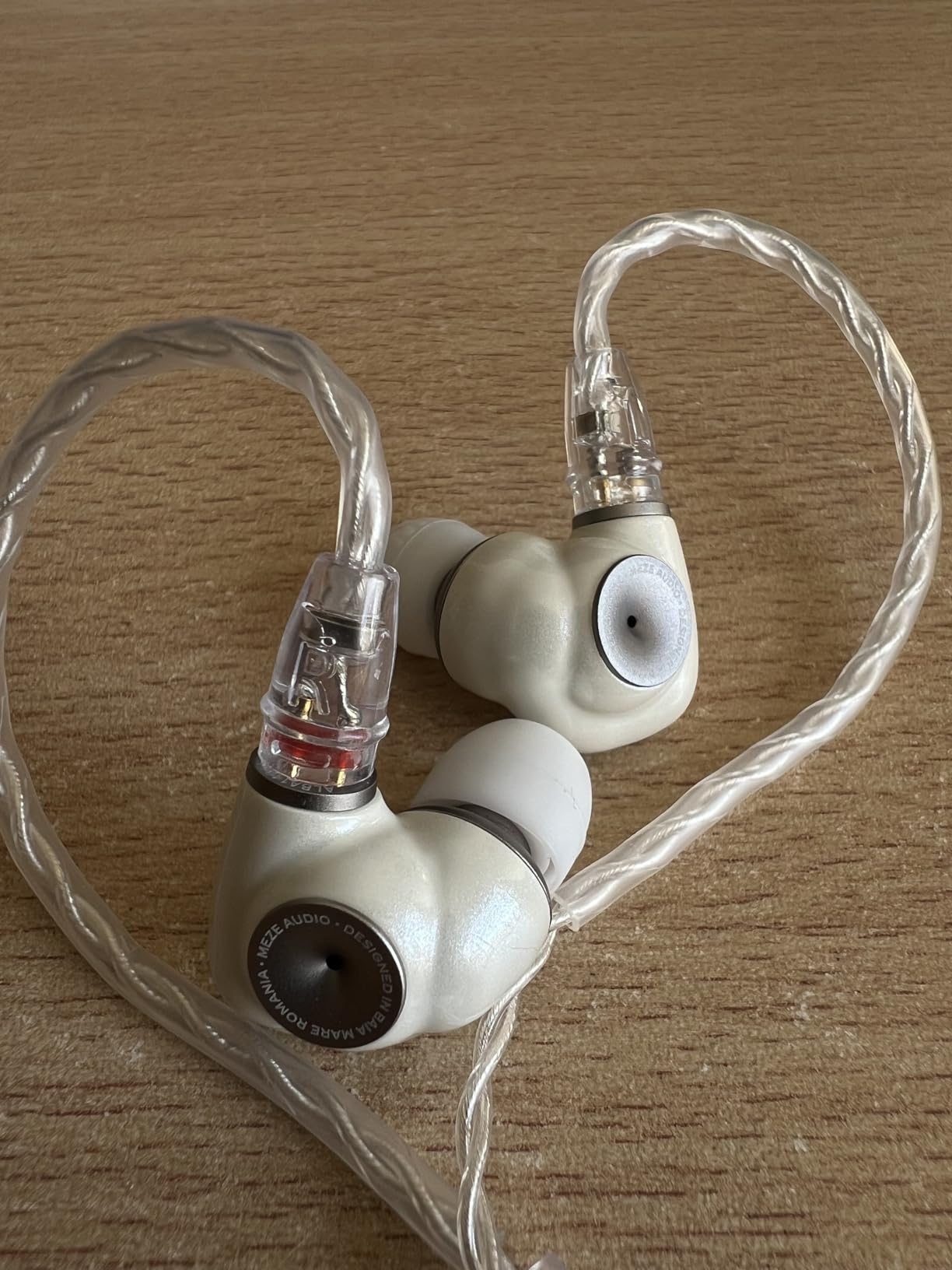 MEZE AUDIO ALBA | Wired Earbuds in-Ear Monitor Headphones for Audiophiles | USB-C Adapter Included | Smartphone Compatible | Noise Isolating | Ergonomic Metal Chassis customer photo 2