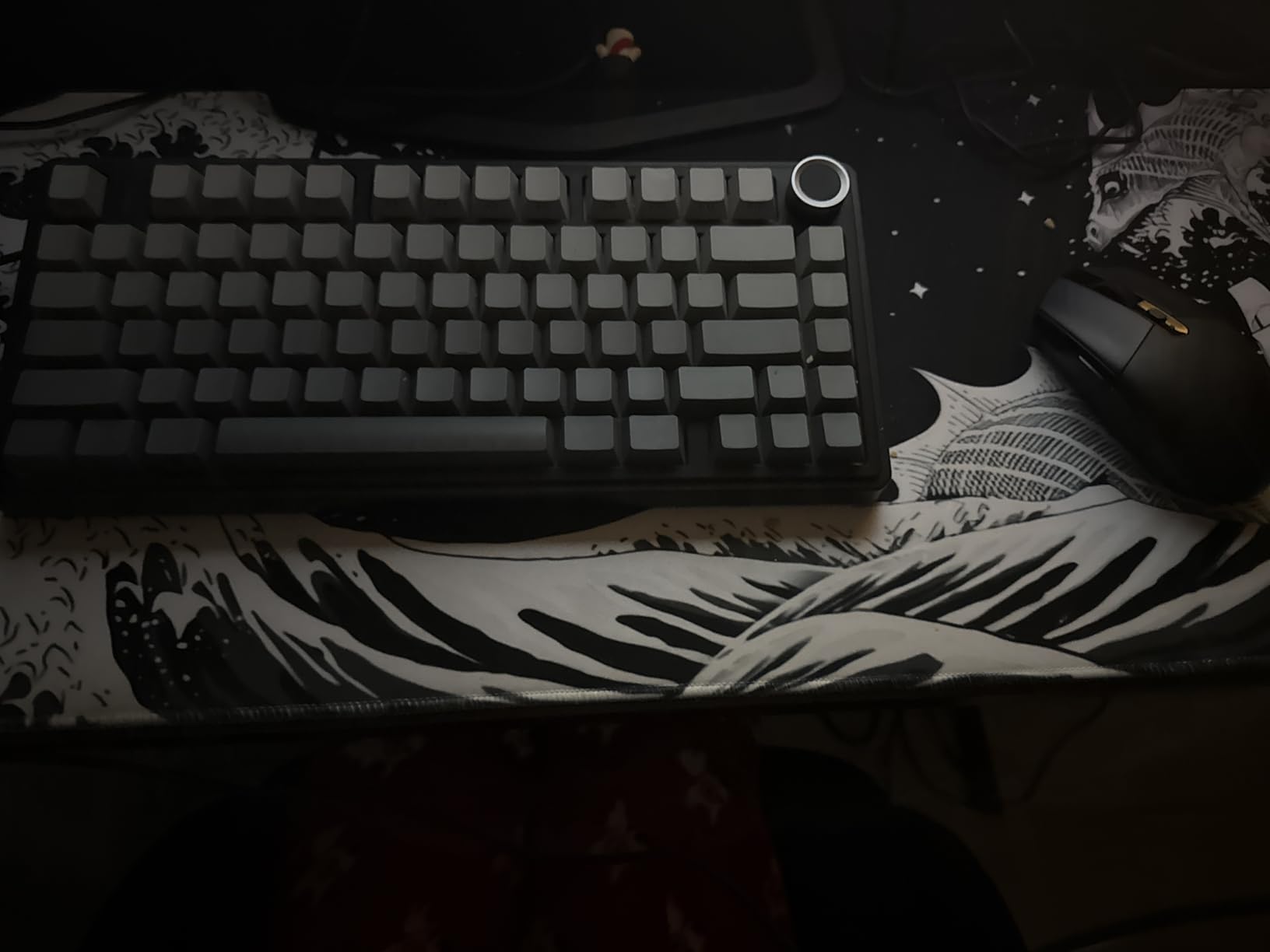 AULA F75 Pro Wireless Mechanical Keyboard, 75% Hot Swappable Custom Keyboard with Knob, RGB Backlit, Pre-lubed Reaper Switches, Side Printed PBT Keycaps, 2.4GHz/USB-C/BT5.0 customer photo 2