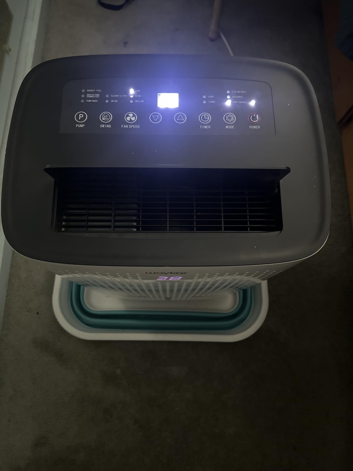 Waykar 150 Pints 2025 Energy Star Dehumidifier with Pump for Spaces up to 7,000 Sq. Ft. at Commercial and Industrial Large Room, Warehouse, Home, Basement, with Drain Hose, Auto Defrost, Self-Drying customer photo 1