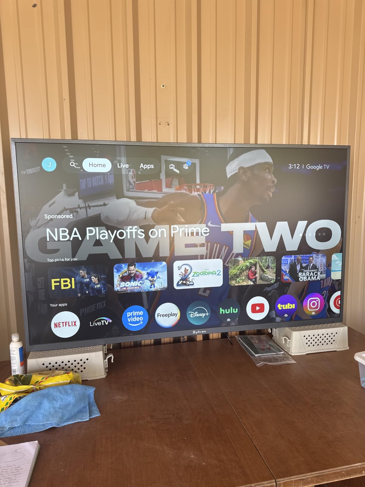 SYLVOX Outdoor TV, 43 inch Waterproof Smart Outdoor TVs, 4K, HDR 10, Weatherproof, 1000nits, Voice Assistant Remote, for Partial Sun Area (Deck Pro 3.0, Latest Model) customer photo 2