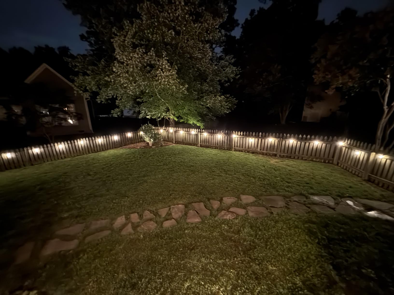 200 FT Outdoor String Lights, Patio Lights for Outside Waterproof | Shatterproof IP65 LED Bulbs, Commercial Hanging Light for Bistro Cafe Backyard Porch Dimmable, 2700K (100 FT *2) customer photo 2
