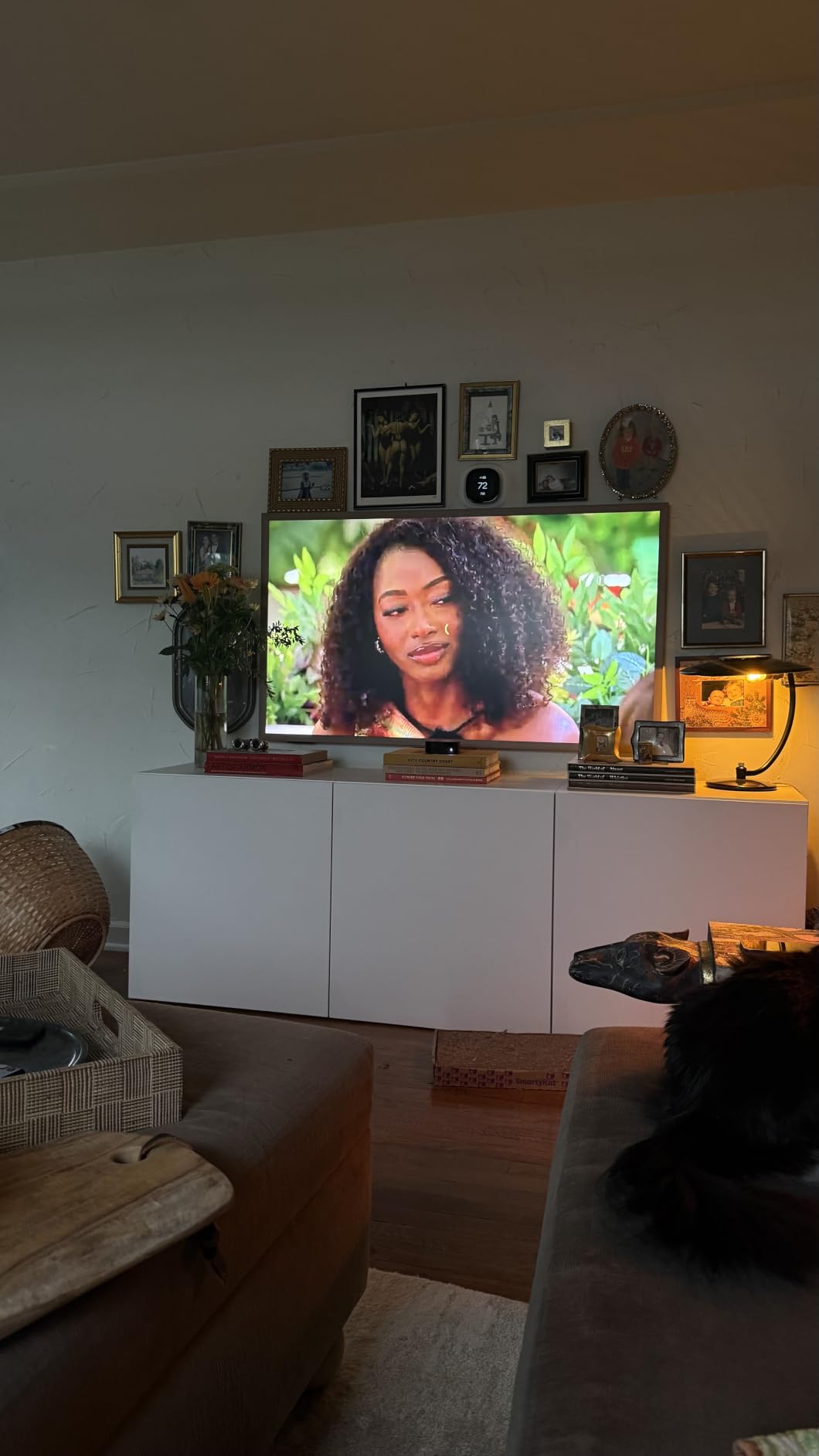 Hisense 55-Inch Class QLED 4K S7N CanvasTV Series Dolby Vision HDR Google Smart TV (55S7N) - 144Hz, Art Mode, Anti-Glare Panel, Hi-Matte Display, Frame & UltraSlim Wall Mount Included customer photo 1