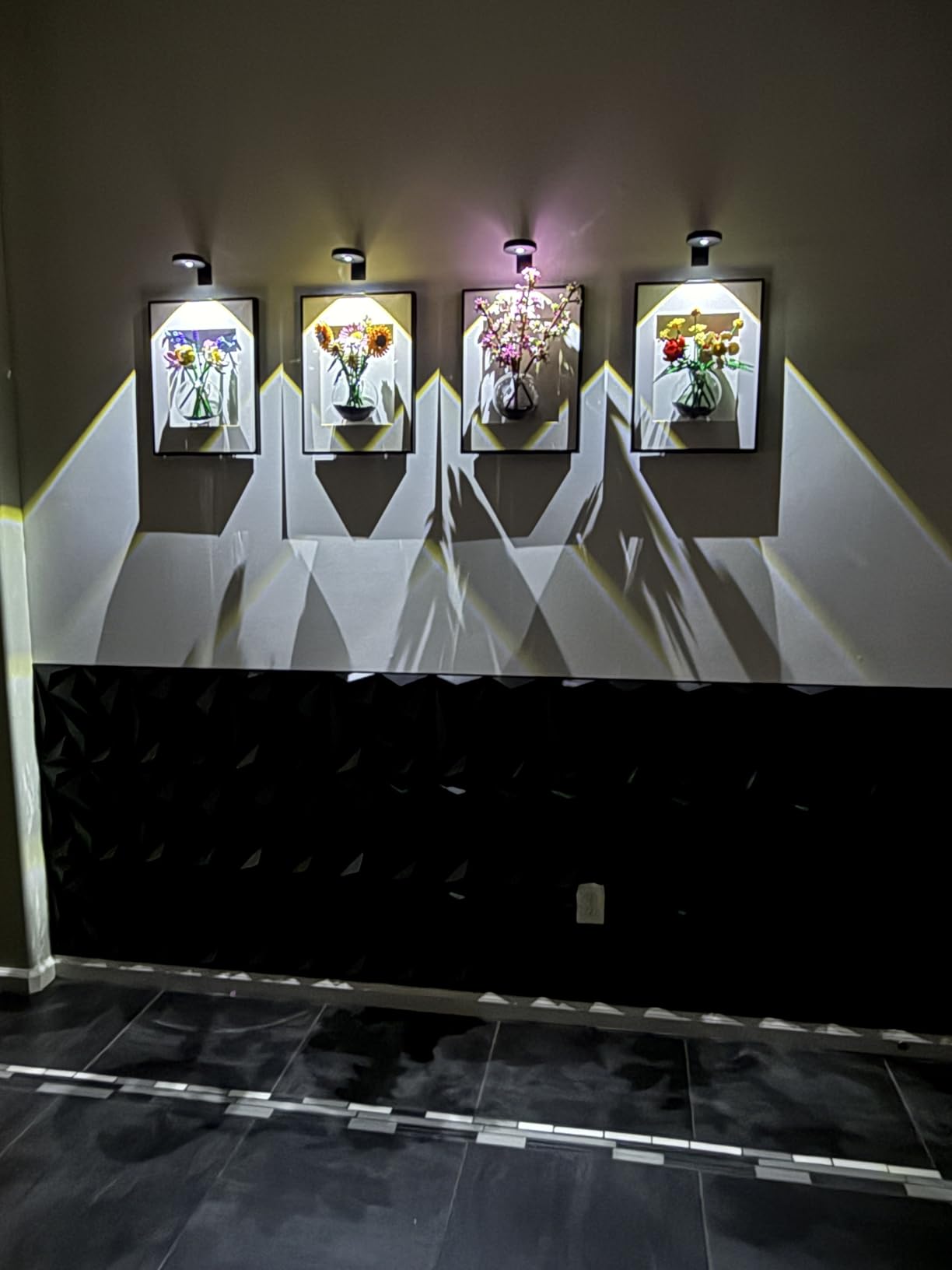 3Pack LED Picture Lights for Wall Rechargeable Battery Picture Frame Light with Remote Wireless Magnetic Art Display Light Dimmable&Timer Wall Sconce for Painting Poster Artwork Home Lighting Decor customer photo 2