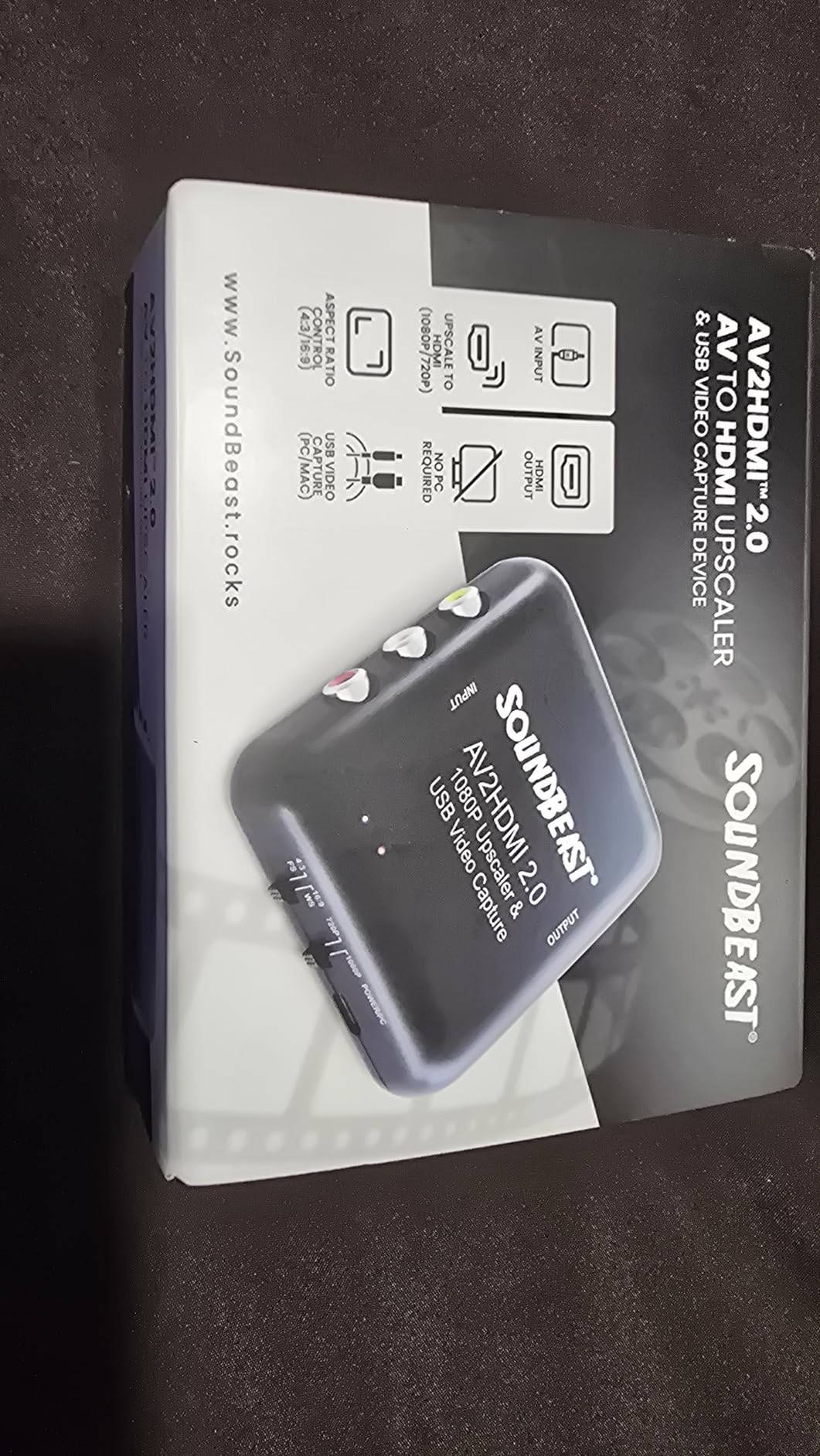 AV to HDMI Converter & Recorder 2.0 - AV RCA Composite to 1080P HDMI TV Upscaler - for VCR, VHS, DVD, Camcorder, Hi8, Gaming - 4:3 Aspect Ratio - USB Video Capture customer photo 1