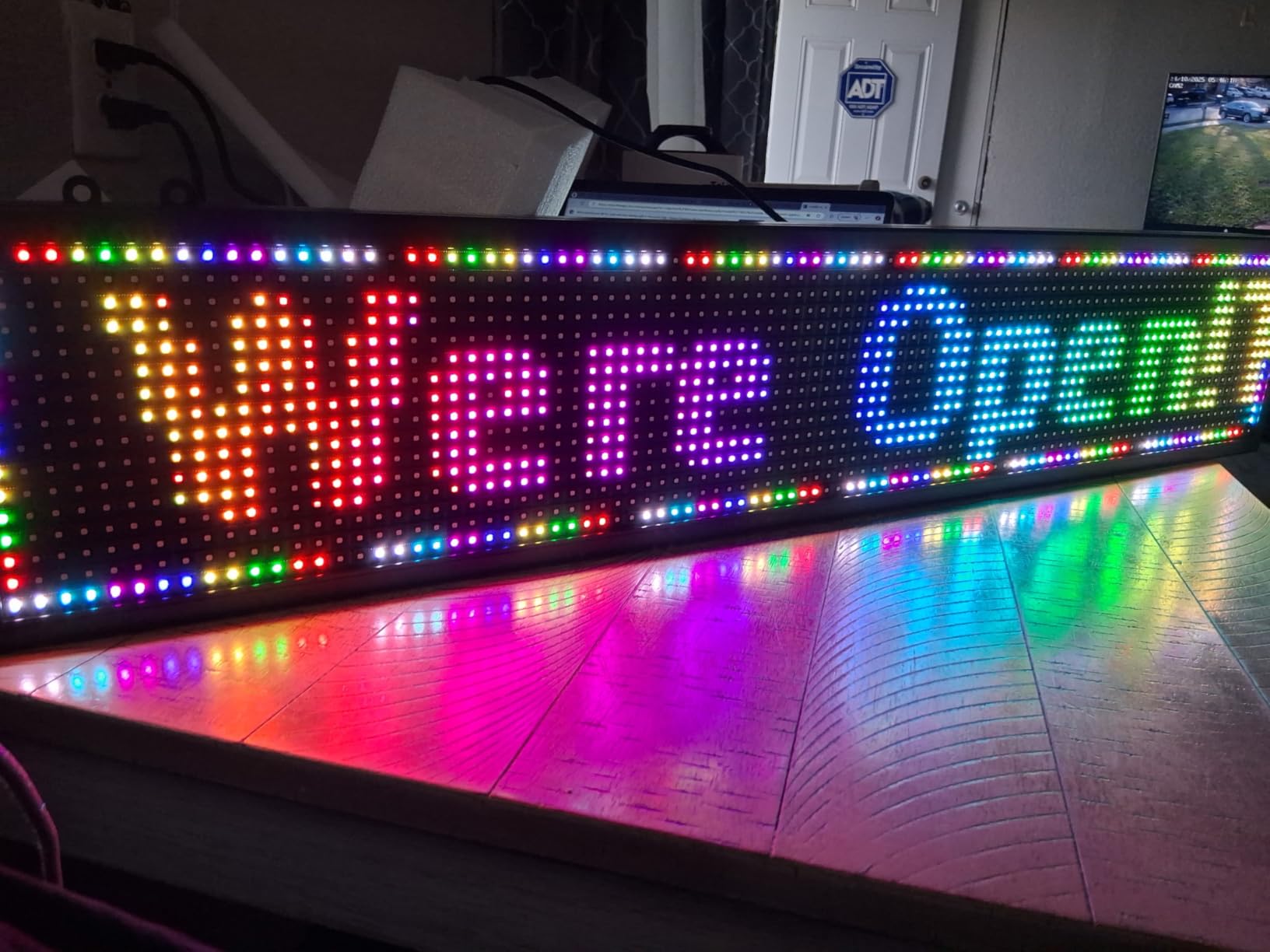 Led Sign Outdoor Programmable Scrolling Digital Open Neon P6 40''x17'' | 5000NIT, Outdoor Full-color, Custom Programmable, Easy to Operate, Electronic Message Display Board for Business Store Truck customer photo 1