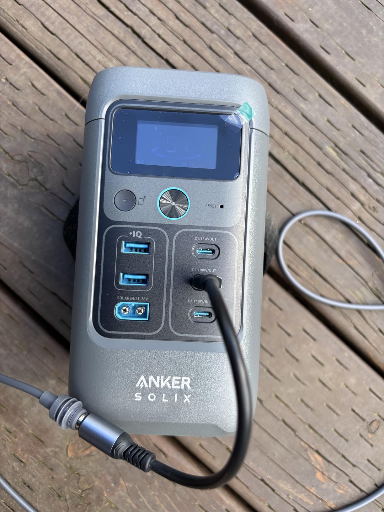Anker SOLIX C200 DC Power Bank Station, 192Wh Portable Power Station, LiFePO4 Battery, 200W Solar Generator, for Outdoor Camping Traveling Emergencies customer photo 1