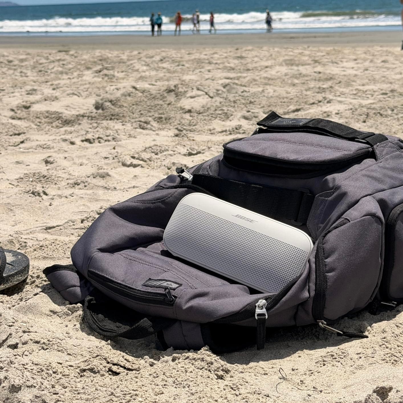 Bose SoundLink Flex Bluetooth Speaker (2nd Gen) - Portable Outdoor Speaker with Hi-Fi Audio, Waterproof and Dustproof, USB-C, Up to 12 Hours Battery Life, Blue Dusk customer photo 1
