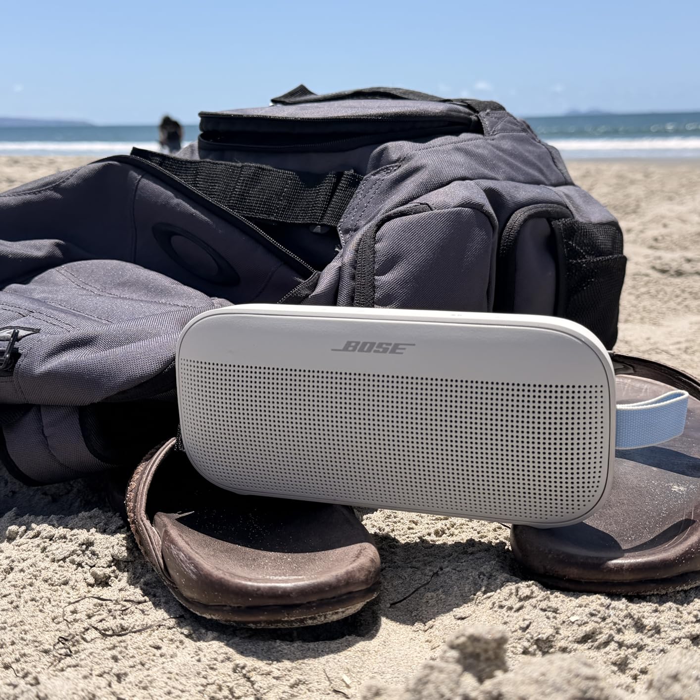 Bose SoundLink Flex Bluetooth Speaker (2nd Gen) - Portable Outdoor Speaker with Hi-Fi Audio, Waterproof and Dustproof, USB-C, Up to 12 Hours Battery Life, Blue Dusk customer photo 2