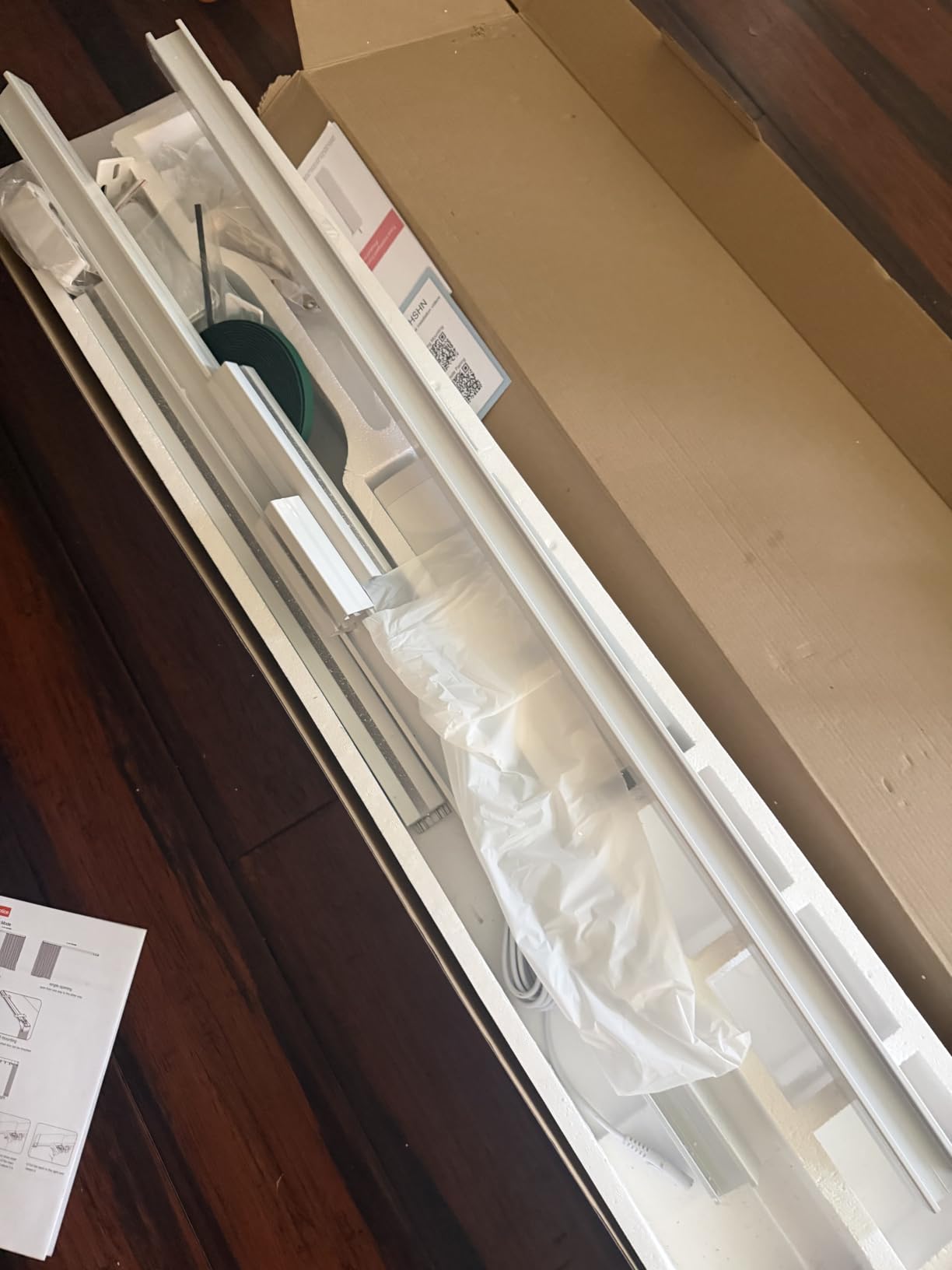 Ceiling Curtain Track, Automatic Motorized Opener with Alexa | Voice controlled smart blinds rail for smart homes, supports custom ceiling mount up to 124 inches. customer photo 1