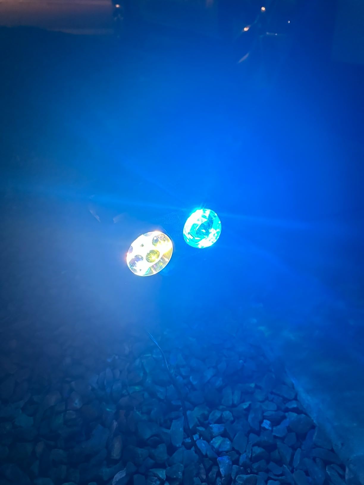Halloween Projector Outdoor with Firefly & Ocean Wave Lights, 10 Slides | 80 HD Patterns, Waterproof Snowflake Light Projector with Timer for Christmas, Halloween, House, Yard and Holiday Displays customer photo 1