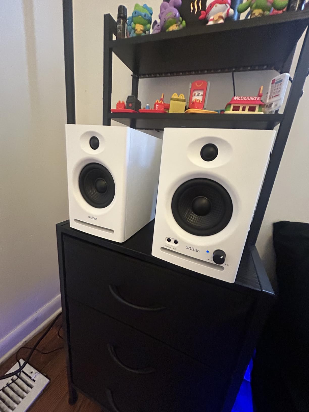 Ortizan C7 Dual-Mode 2.0 Studio Monitors, Active Monitor Speakers for Near Field Music Production, Bluetooth 5.3 Wireless Computer PC Monitor Gaming Bookshelf Speakers (Pair, Black) customer photo 2