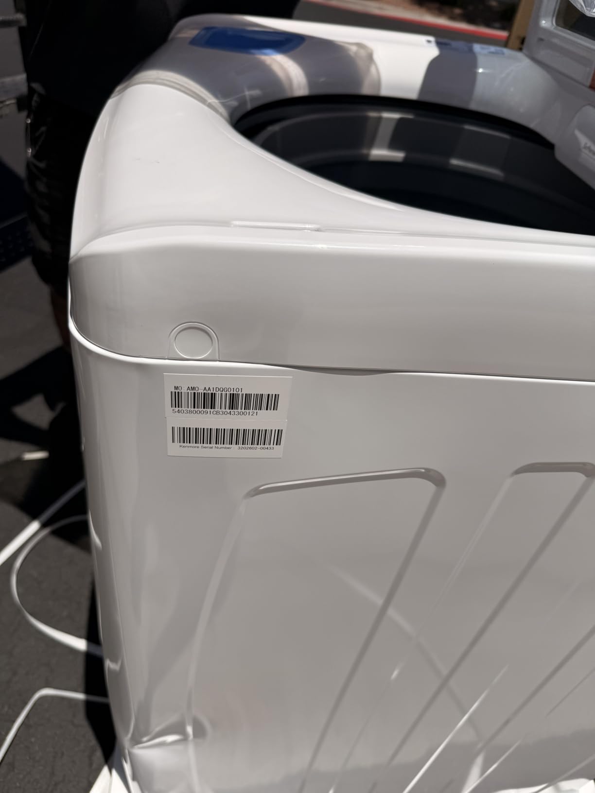 Kenmore 4.5 cu. ft. Top Load Washer with Triple Action Impeller for Tough Dirt & Stains - Reduce Laundry Time with Accela Wash & Express Wash - LED - White customer photo 1