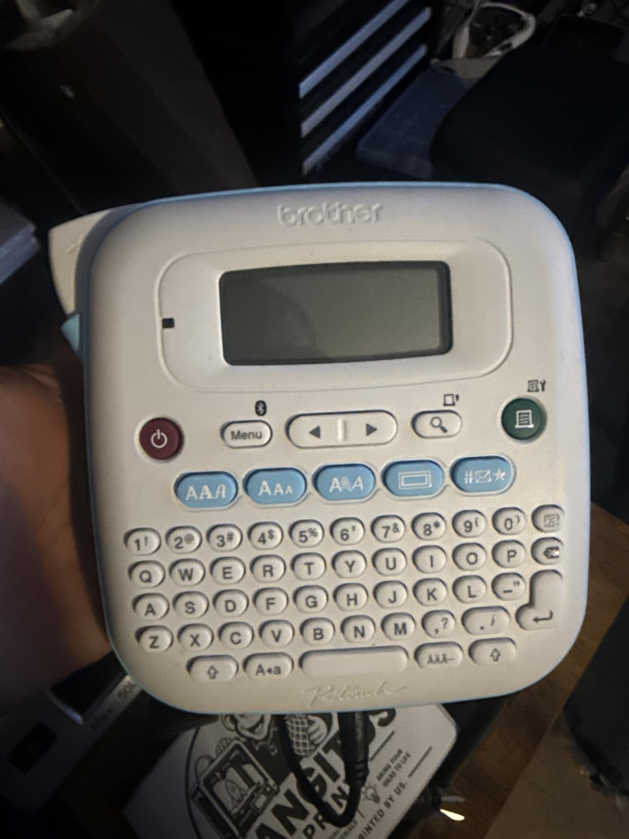 Brother P-Touch PT-N25BT Personal Connected Label Maker, Bluetooth, Design&Print2 app, Portable, Handheld and Prints with P-Touch Btag 1/2