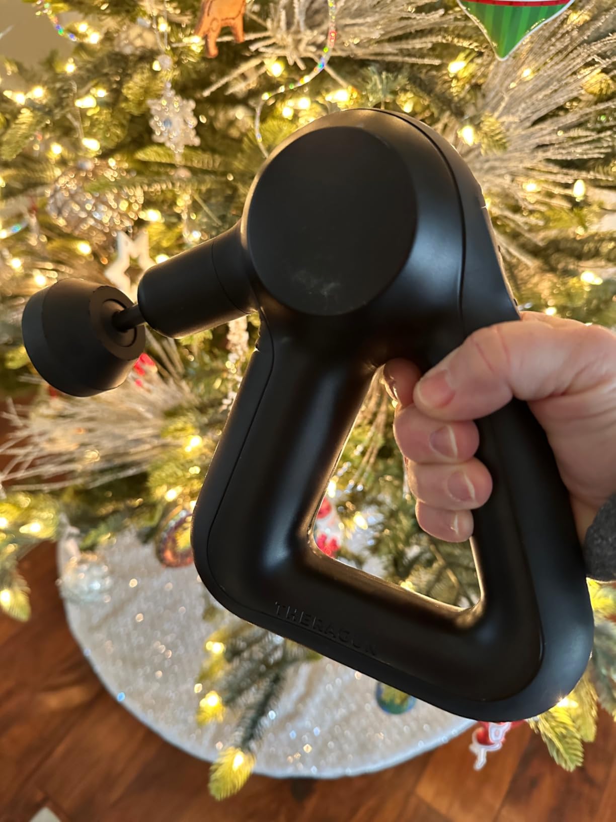 TheraGun Therabody Relief Massage Gun | for Daily Comfort | 3-Speed | Black customer photo 2