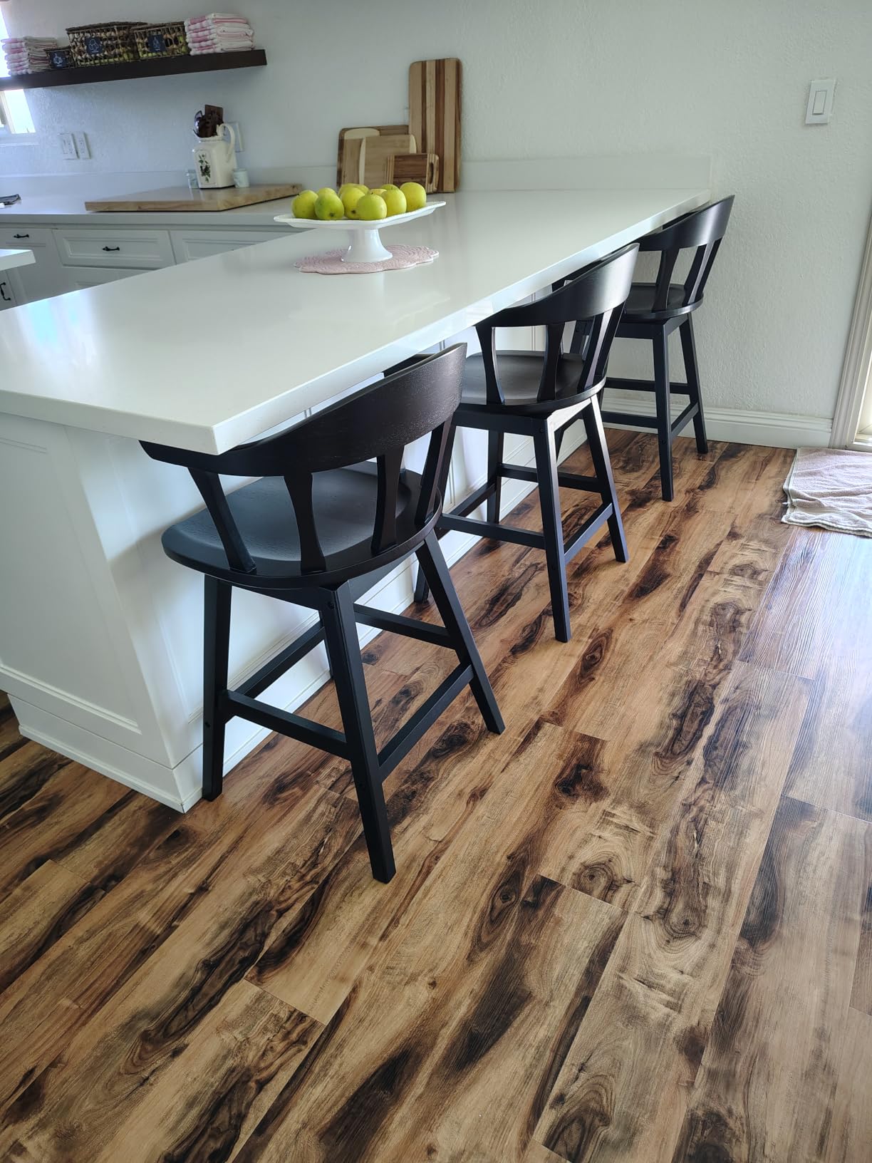 PrimeZone Swivel Bar Stools Set of 2, 24 Inch Counter Height Barstools customer photo 1