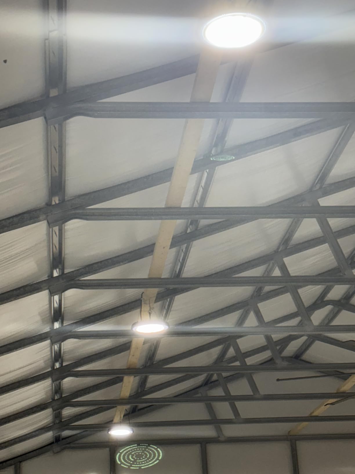 HYPERLITE UFO LED High Bay Light: 150W 19500LM High Bay LED Shop Lights with 6ft Plug - 5000K IP65 LED Warehouse Lights for Workshop Stadium Garage Lighting 10-Pack customer photo 1