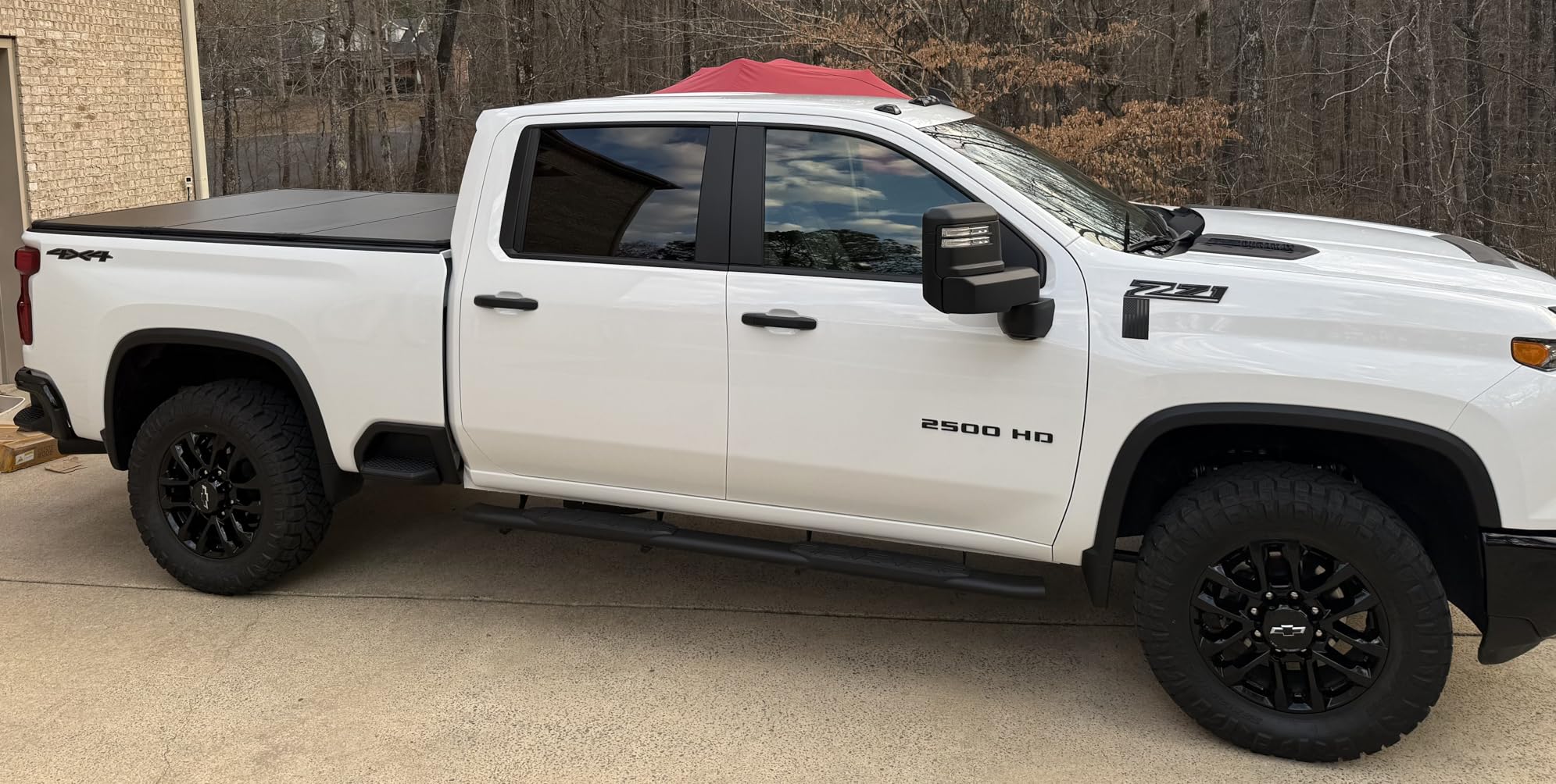 AUTOSAVER88 Hard Tri-Fold Tonneau Cover for 2007-2026 Silverado 1500 5.8ft | FRP Hard Tri-folding Truck Bed Tonneau Cover Fit for GMC Sierra/Chevy Silverado 1500 2007-2026 5.8 Feet Bed Pickup customer photo 2