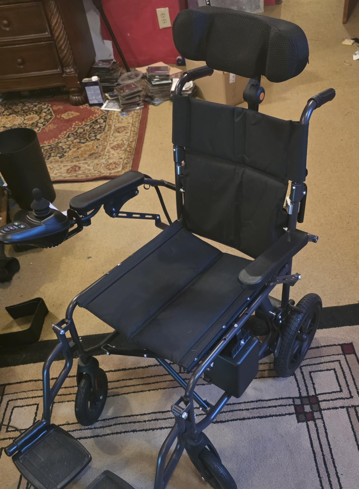 Premium Lightweight Foldable Electric Wheelchairs for Adults,Seniors | 15 Miles Long Travel Range,Sturdy,Durable,All Terrain,Motorized Wheelchairs for Indoor/Outdoor Use,300LBS Weight Capacity customer photo 2