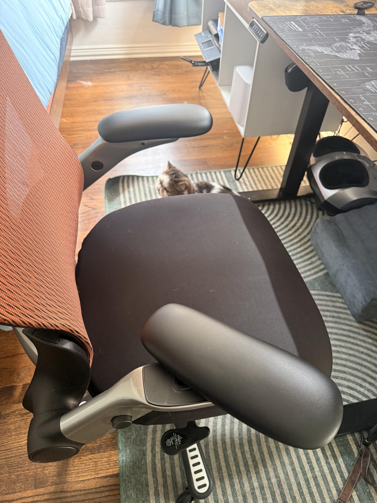 X100 Ergonomic Mesh Office Chair with Footrest, Big and Tall Home Desk Chair with 5D Flip-Up Arms, Adjustable 3D Lumbar Support, Gaming & Executive Computer Chairs customer photo 1