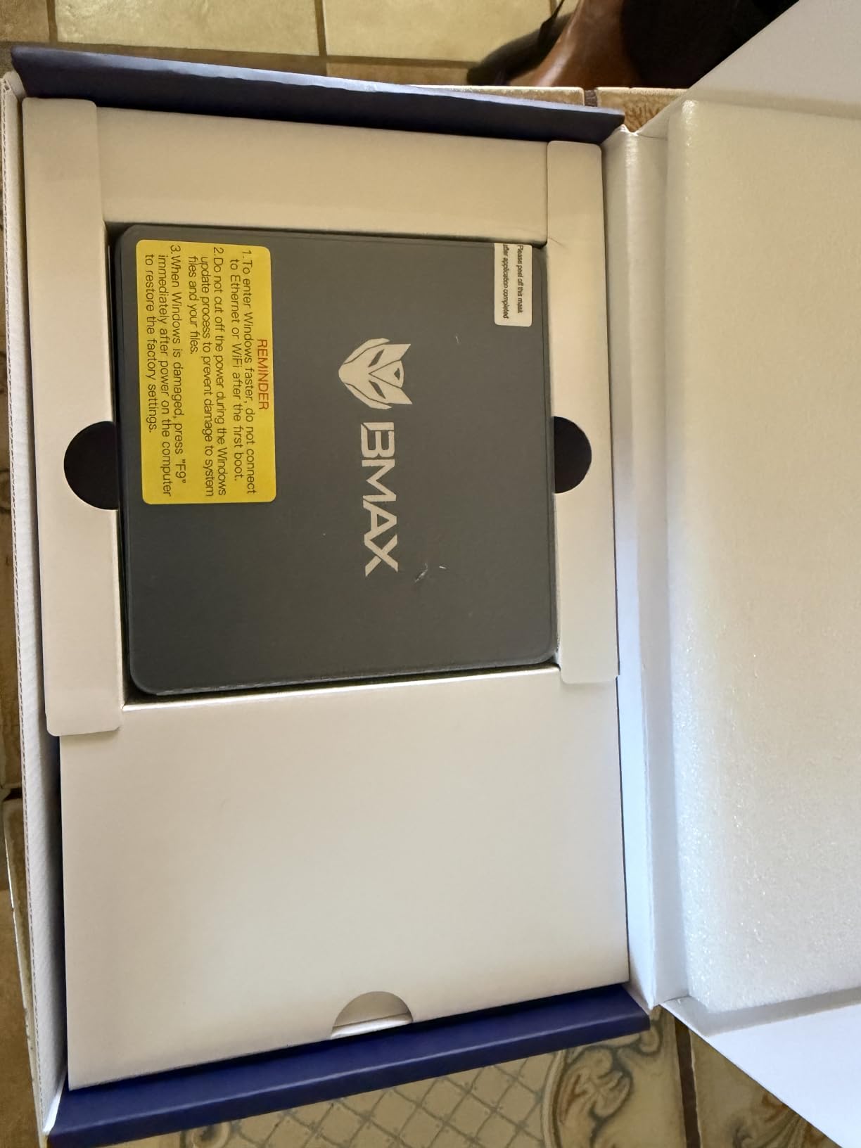 Bmax Mini PC Computer, Intel N4500 Processor(Turbo 2.8GHz) 8GB RAM 256GB M.2 SSD Mini Desktop Computer with VESA Mount for Office Home Business HTPC Proxmox, Dual 4K Display, WiFi 5, Win11 Pro B3 Pro customer photo 1