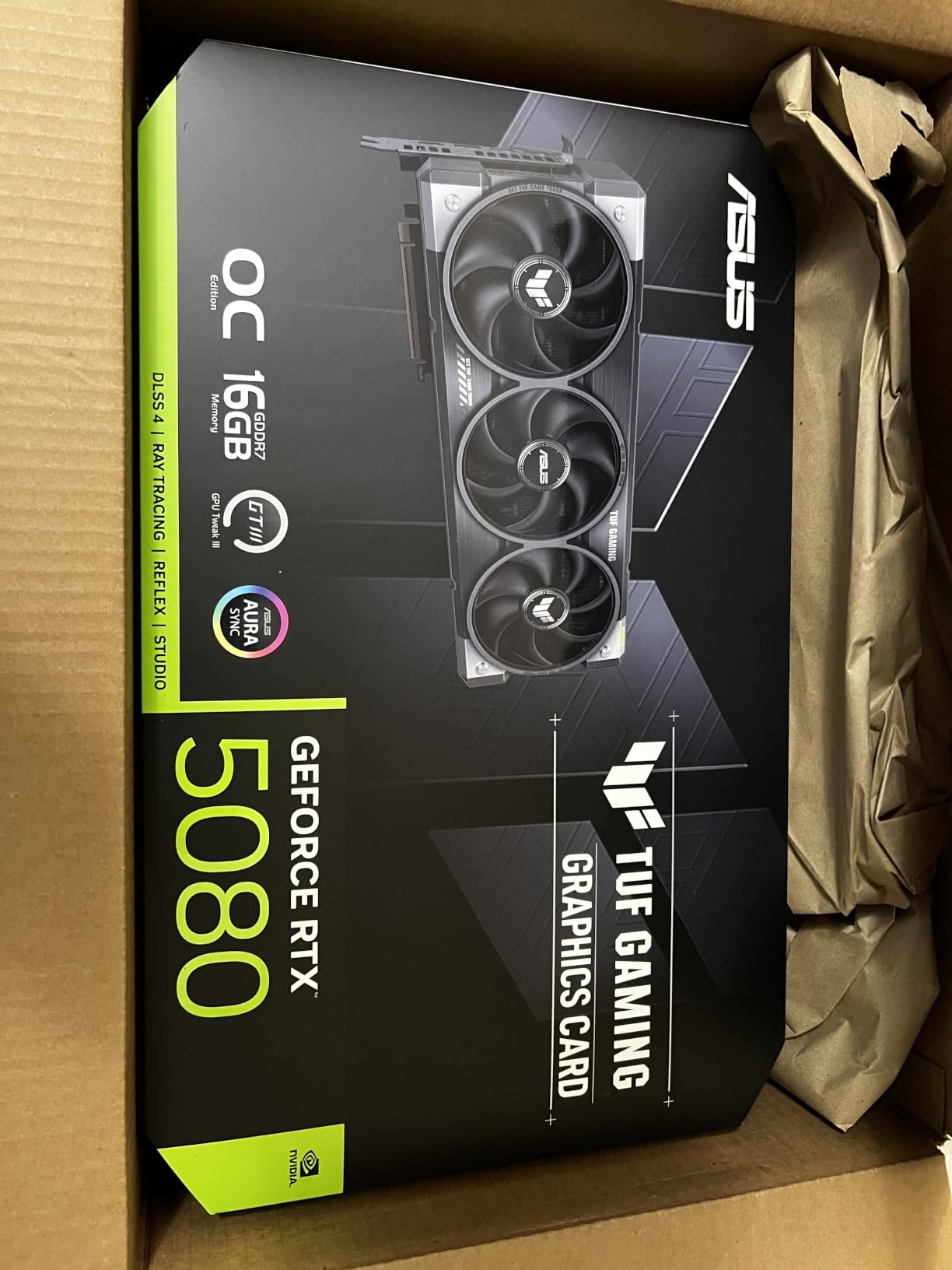 ASUS TUF Gaming GeForce RTX 5080 16GB GDDR7 OC Edition Graphics Card customer photo 2