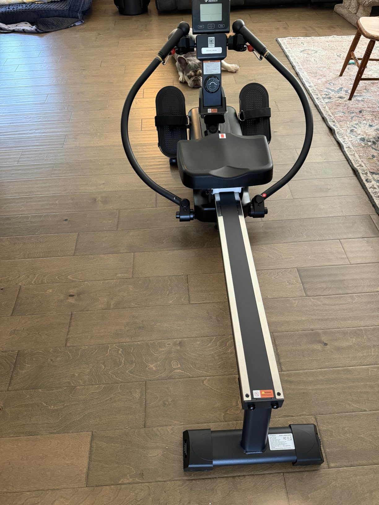 MERACH Sculls Rowing Machines for Home, Magnetic Rowing Machine with 16-Level, Simulate Real Row, Ultra-Quiet Rower, MERACH App and 1000+ Champion Coaching Course & Games customer photo 2
