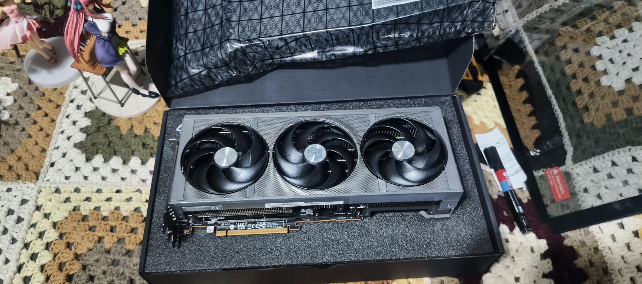 11348-01-20G Nitro+ AMD Radeon RX 9070 XT Gaming OC Graphics Card with 16GB GDDR6, AMD RDNA 4 customer photo 1