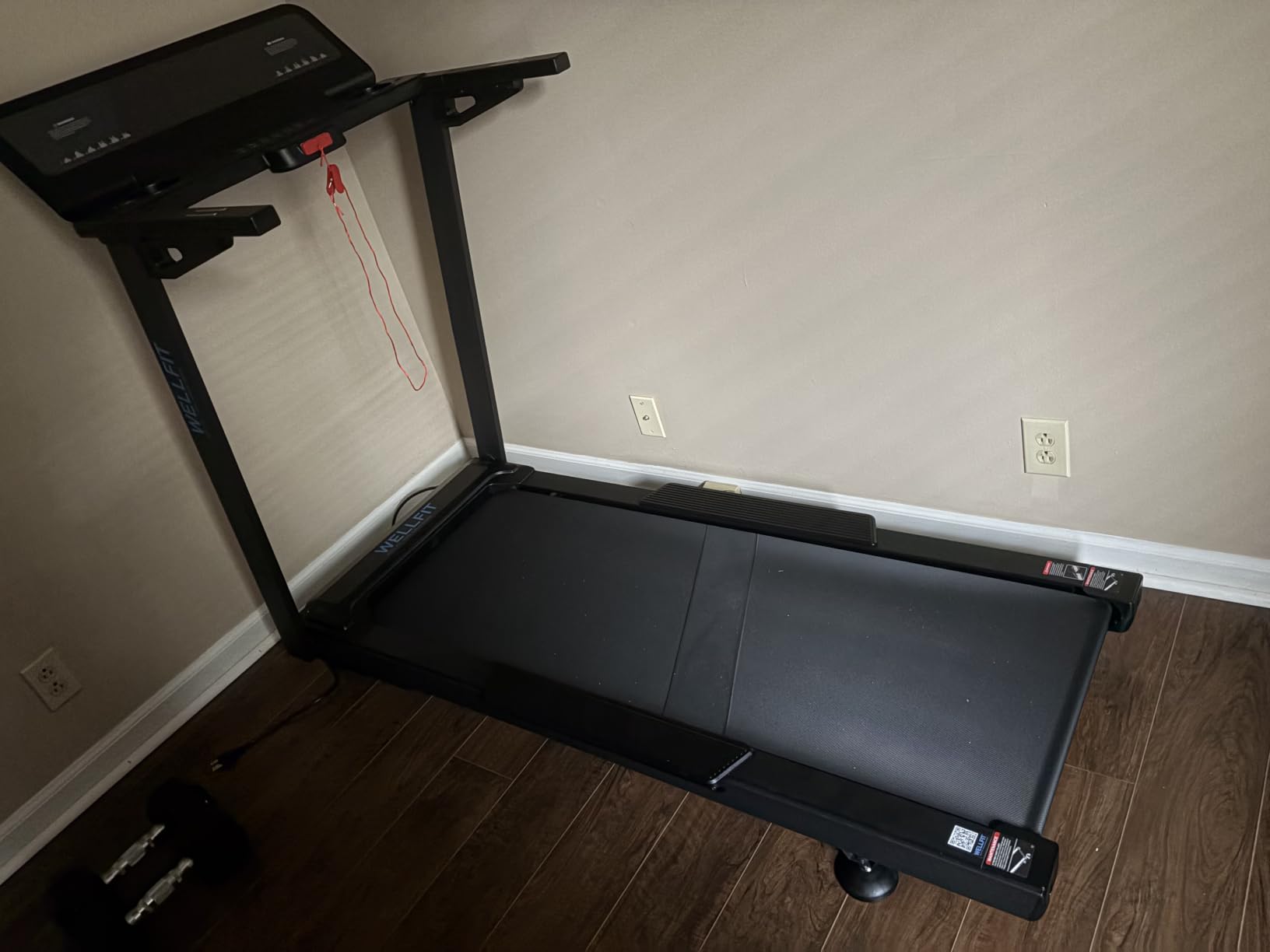 Auto Incline Treadmill, 15% Incline Heavy Duty Treadmill for Home | 4.5HP, 10 MPH, 500 lbs Capacity, 20'' x 55'' Running Area Treadmills with Pulse Sensor, Bluetooth Player & LED Display customer photo 1