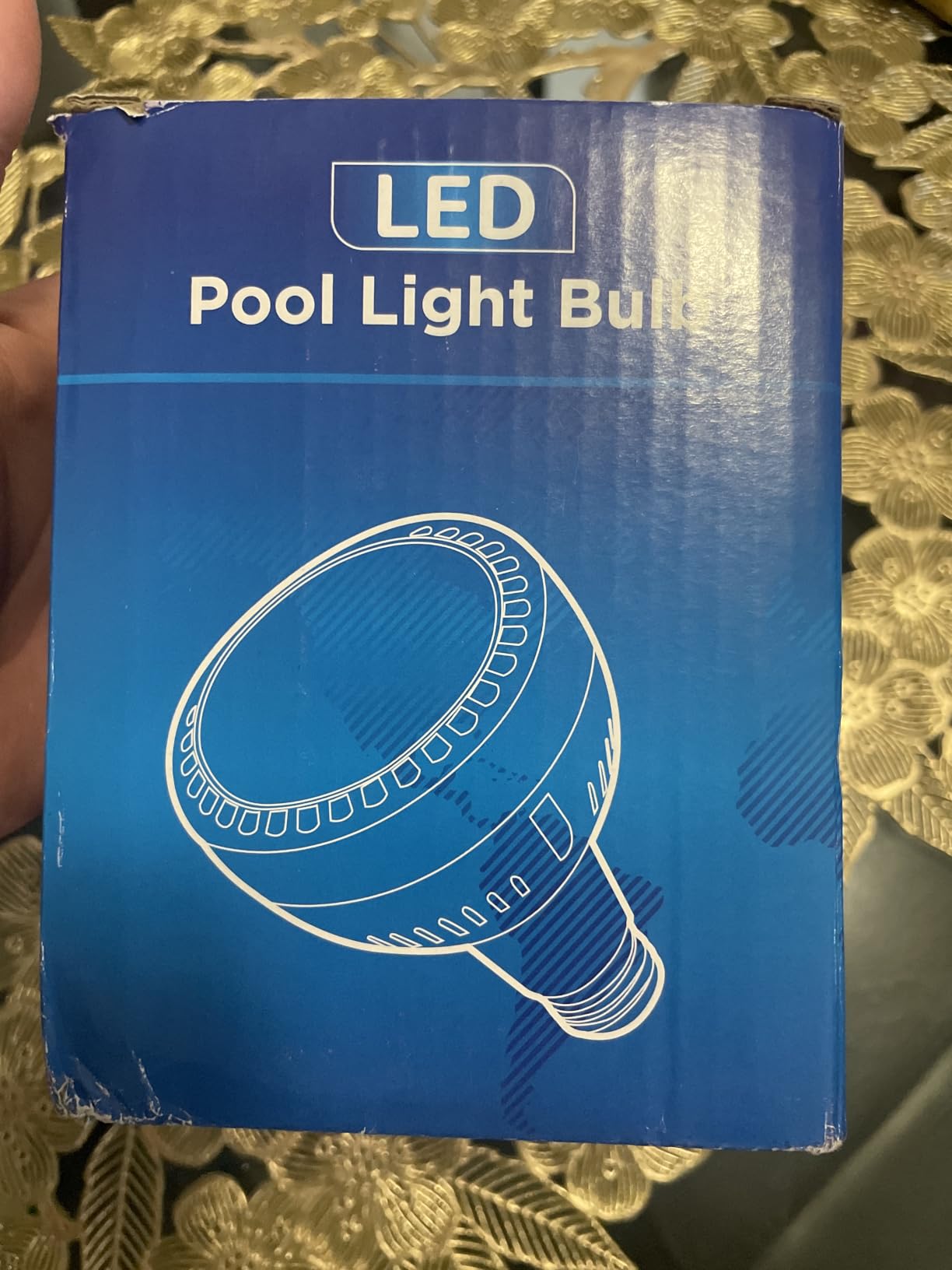Bright Led Pool Light Bulb,120V 65W with 6000LM E27/E26 Base Pool Light Bulb Daylight White 6000K Swimming Pool Replacement for Most Pentair Hayward Light Fixtures customer photo 1