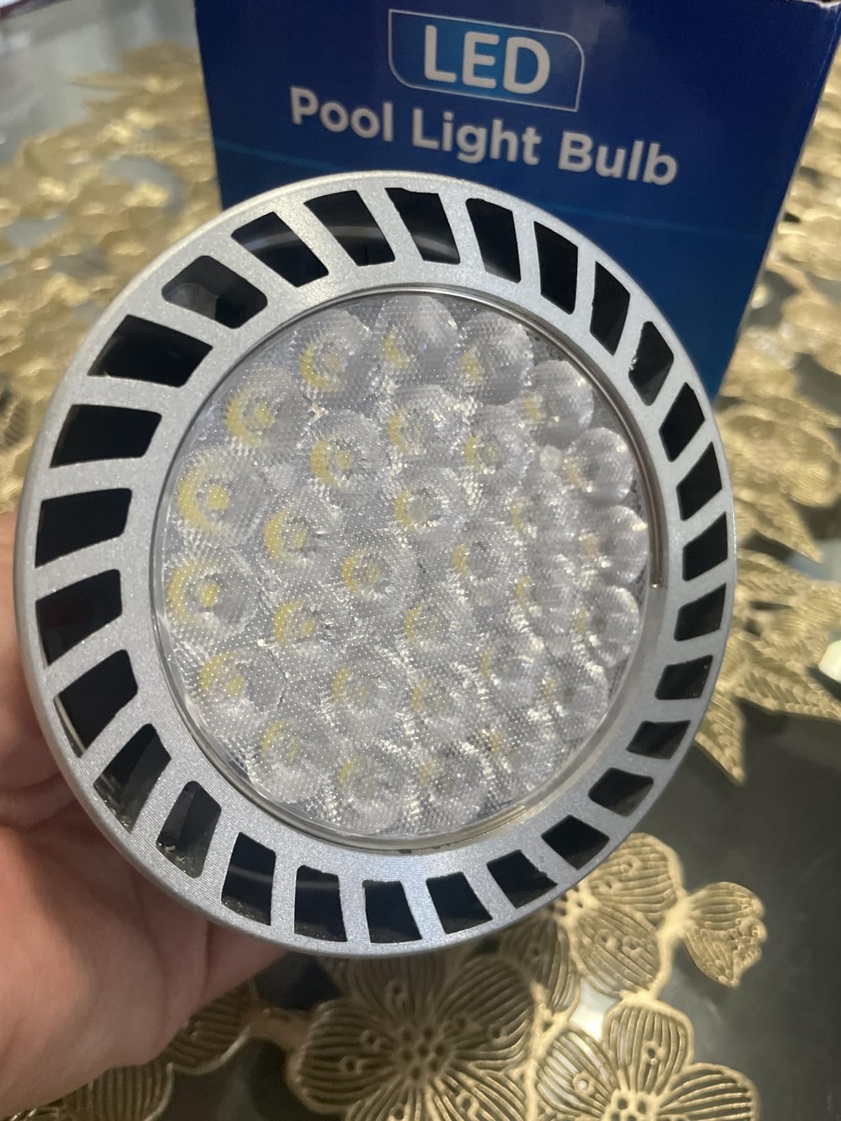Bright Led Pool Light Bulb,120V 65W with 6000LM E27/E26 Base Pool Light Bulb Daylight White 6000K Swimming Pool Replacement for Most Pentair Hayward Light Fixtures customer photo 2