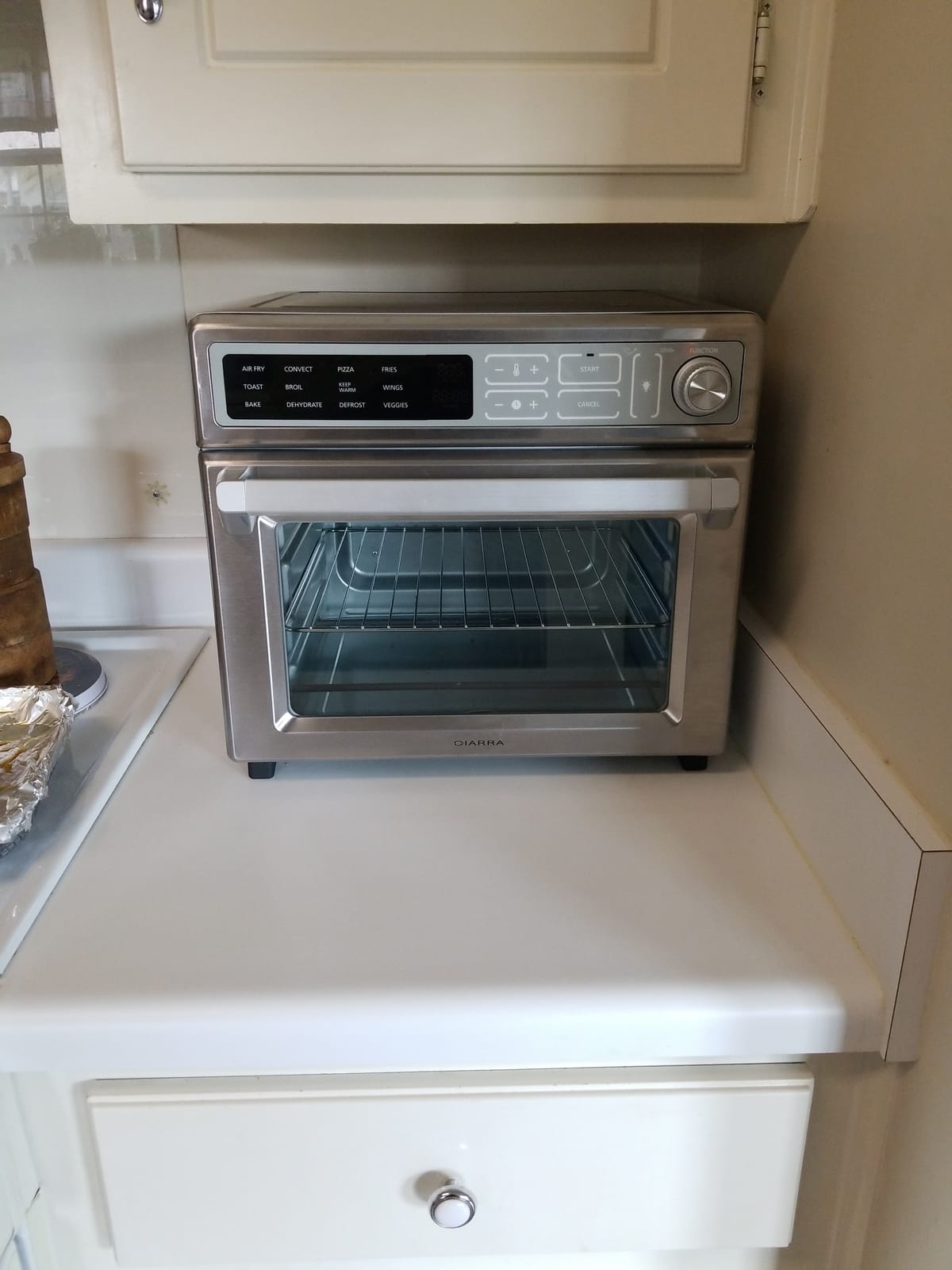 CIARRA 12-in-1 Countertop Steam Oven with Air Fryer, 25.4QT Nosh Oven Pro | Convection Toaster Oven with Rapid Steam & Steam Bake | Air Fry, Dehydrate, Ferment, Self-Clean & Delay Start customer photo 1