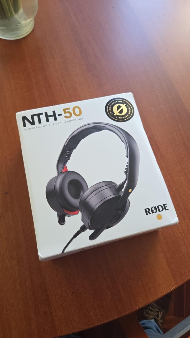 RØDE NTH-50 Professional On-Ear Wired DJ Headphones | Durable, Comfortable, Hi-Fi Audio | Musicians, Filmmakers, Creators (Black) customer photo 1