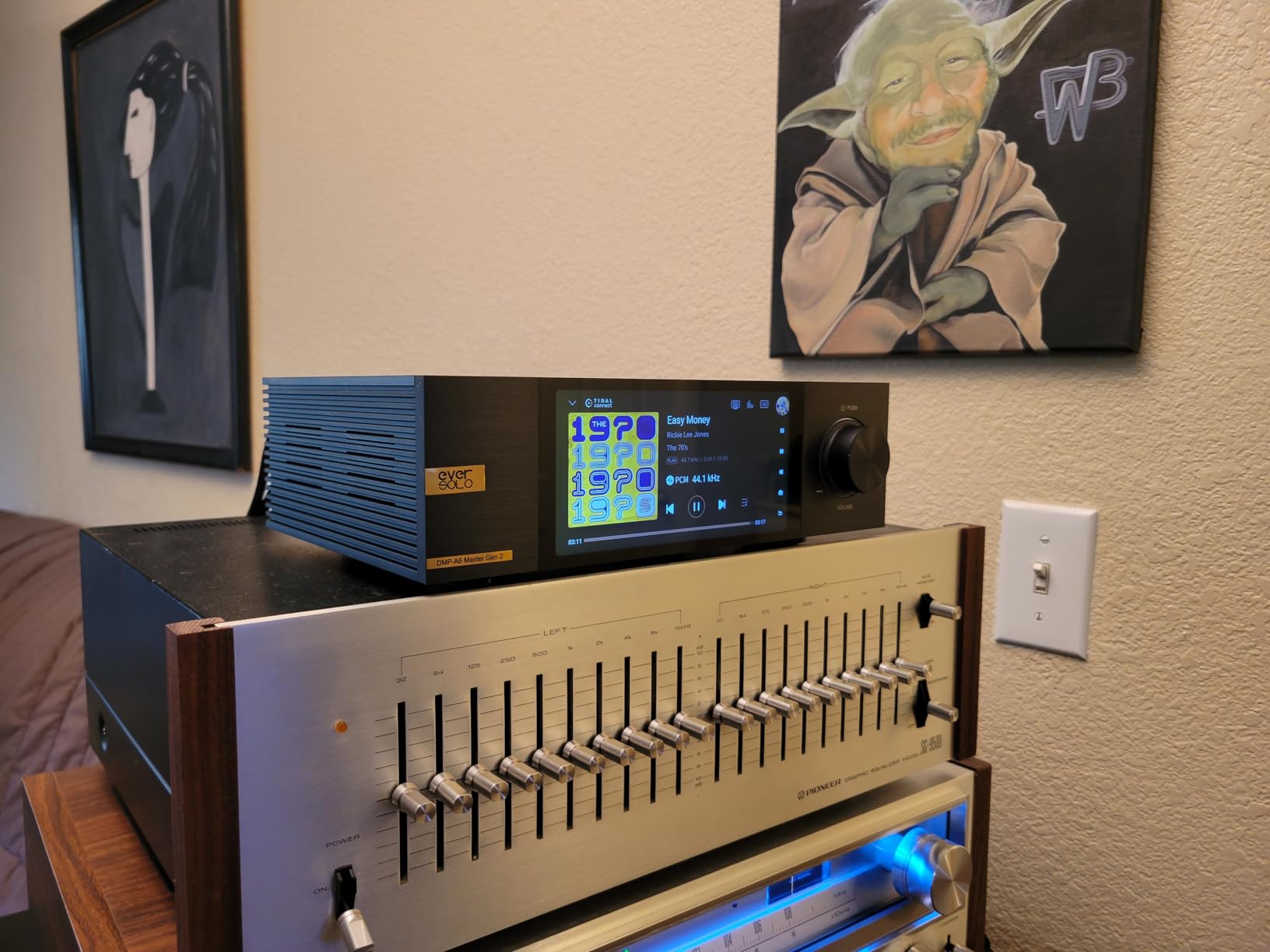 Eversolo DMP-A6 Master Gen 2 - Black, Hi-Fi Music Streamer, Wireless Audio Player, Digital Music Streamer, DAC, Music Service & Streaming, DSD512, EOS Audio Engine, PCM 768kHz/32Bit EVC Engine, Exclusive App customer photo 1