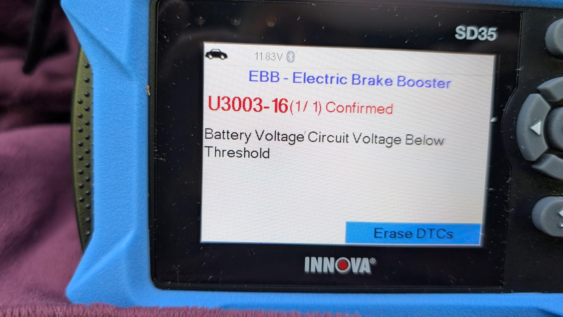Innova SD35 OBD2 Scanner - ABS, SRS, TPMS & Check Engine Code Reader, Live Data, All System Diagnostics, Compatible with Most Vehicles customer photo 1