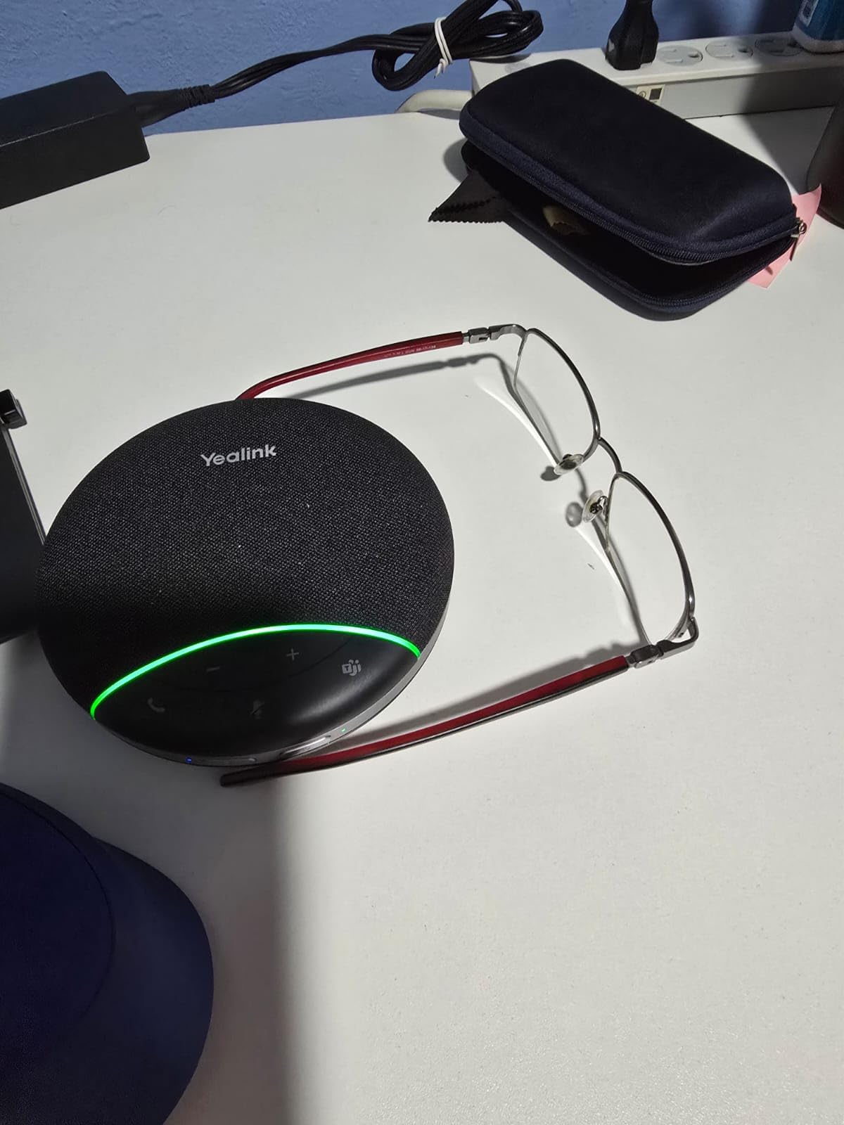 SP92 Conference Speaker and Microphone with AI Noise Cancellation, 20H Call Time, 13ft Pick-up, 360 Omni Mic 50mm Full-Duplex Speaker, Bluetooth 5.3 USB Speakerphone for Teams customer photo 1