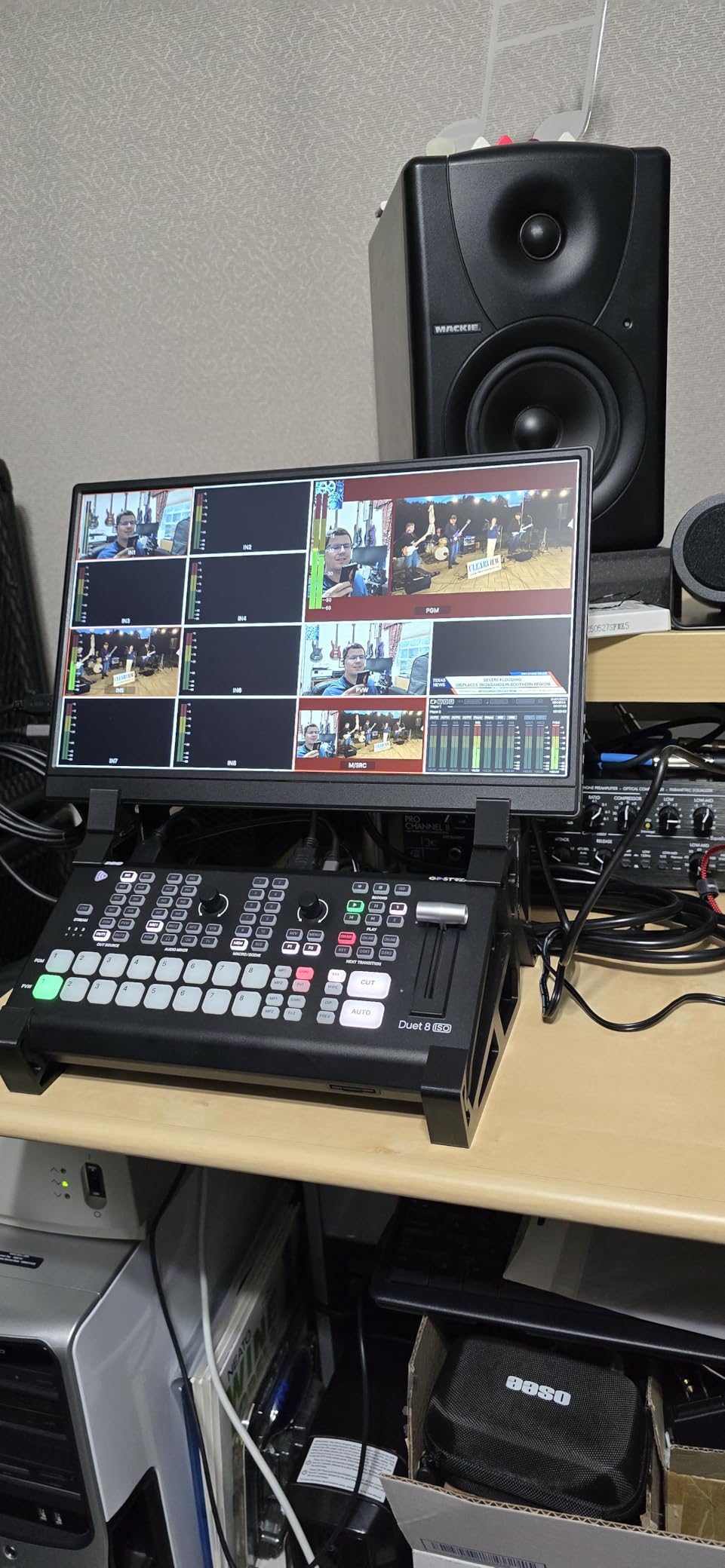 Osee GoStream Duet 8 ISO Live Streaming Video Switcher, 4 HDMI & 4 SDI | 4K In / 1080p Out, SRT/RTMP/NDI HX, Dual XLR Audio, Triple Streaming & Multi-view, for Corporate AV, Education & Live Events customer photo 2