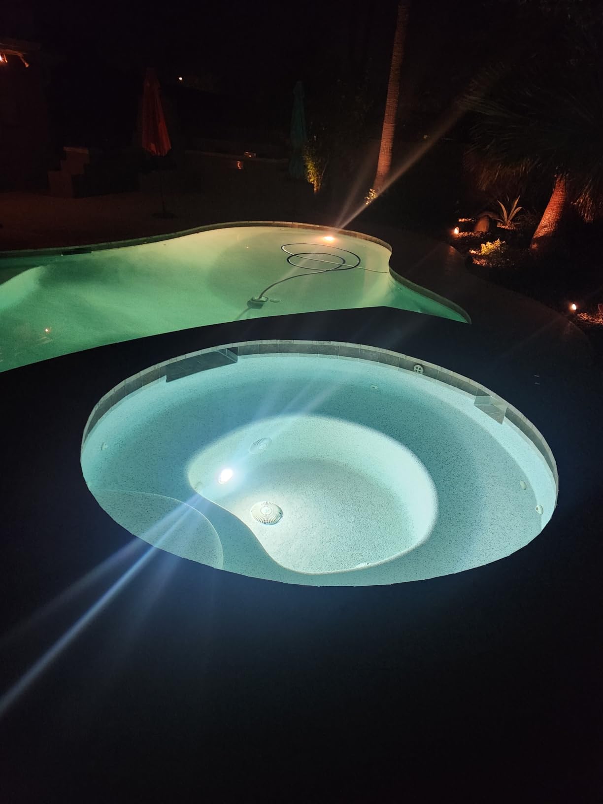 6 Inch Small LED Spa Light for Inground Pool, 120V, 100FT Cord | 10W LED, Cool White 6000K, Underwater Pool Light Replacement, Fits Pentair and Hayward Wet Niches, IP68 Waterproof customer photo 2