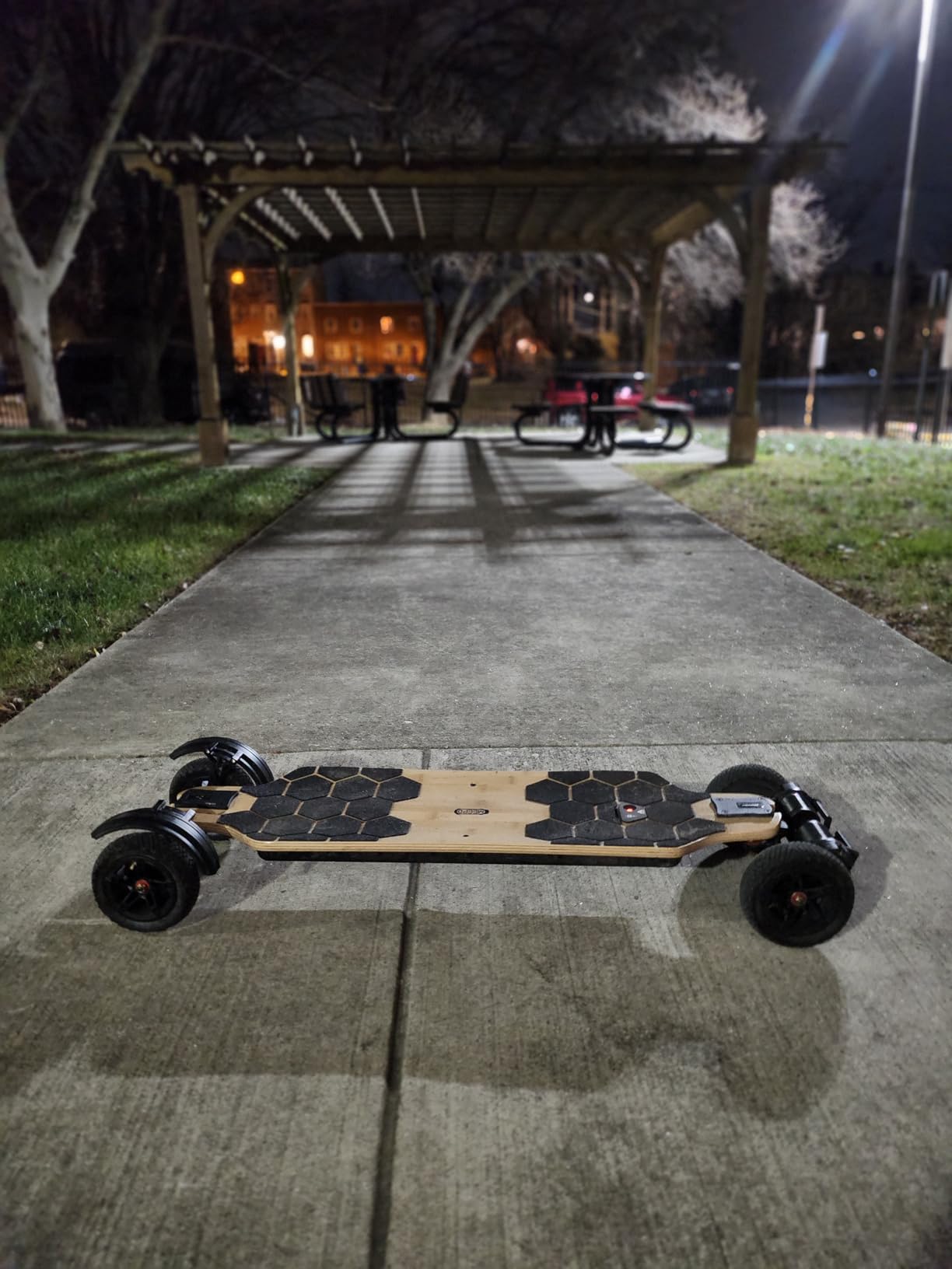 MEEPO Bamboo Series Off-Road All Terrain Electric Skateboard, 20-31 Miles Range, 28-32 MPH Top Speed, 155-175mm Wheels customer photo 1