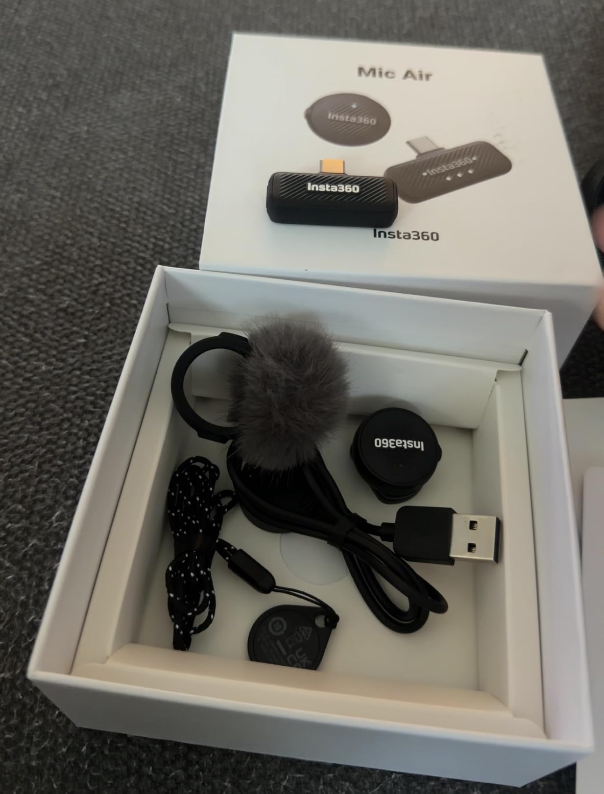 Insta360 Mic Air (1 TX + 1 RX), Noise Cancelling, 300m Range, Wireless Microphone for USB-C iPhone/Android/PC/Mac customer photo 2