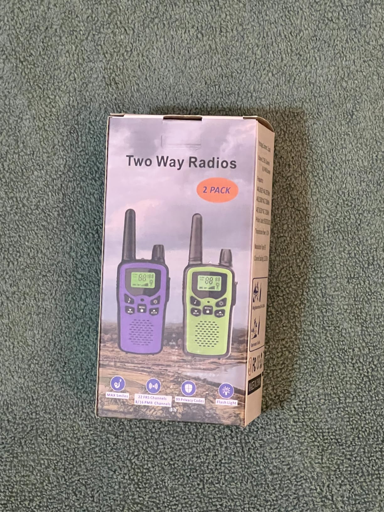 Walkie Talkies for Adult Long Range, 6 Pack Rechargeable 2 Way Radios, LED Flashlight Hiking Accessories Camping Gear Gifts for Kids Family Emergency customer photo 2