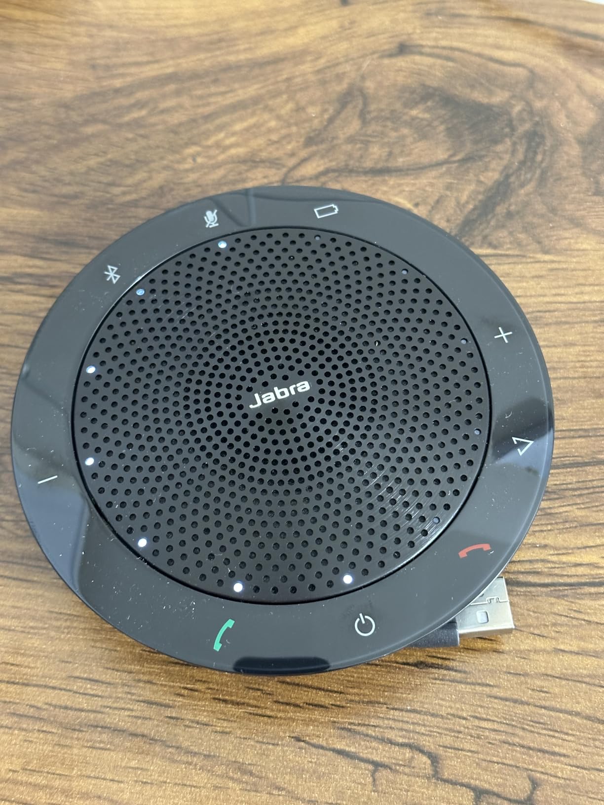 Jabra Speak 510 (2025 Edition) Portable USB Bluetooth Speaker, Black | Portable Speakerphone, USB or Bluetooth, Crystal-Clear Sound, Works with Microsoft Teams, Google Meet, Zoom customer photo 1