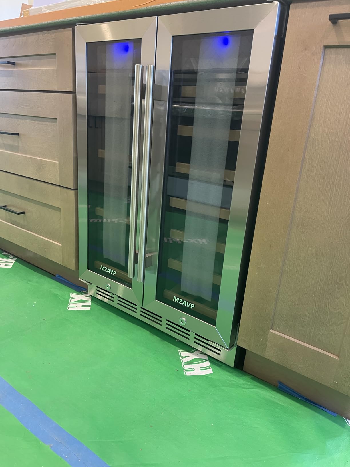 24 Inch Outdoor Beverage Refrigerator, Stainless Steel Outdoor Fridge 180 Can Under Counter Built-in/Freestanding, Waterproof, Fast Cooling, Low Noise - Outdoor Refrigerator for Home and Patio customer photo 1