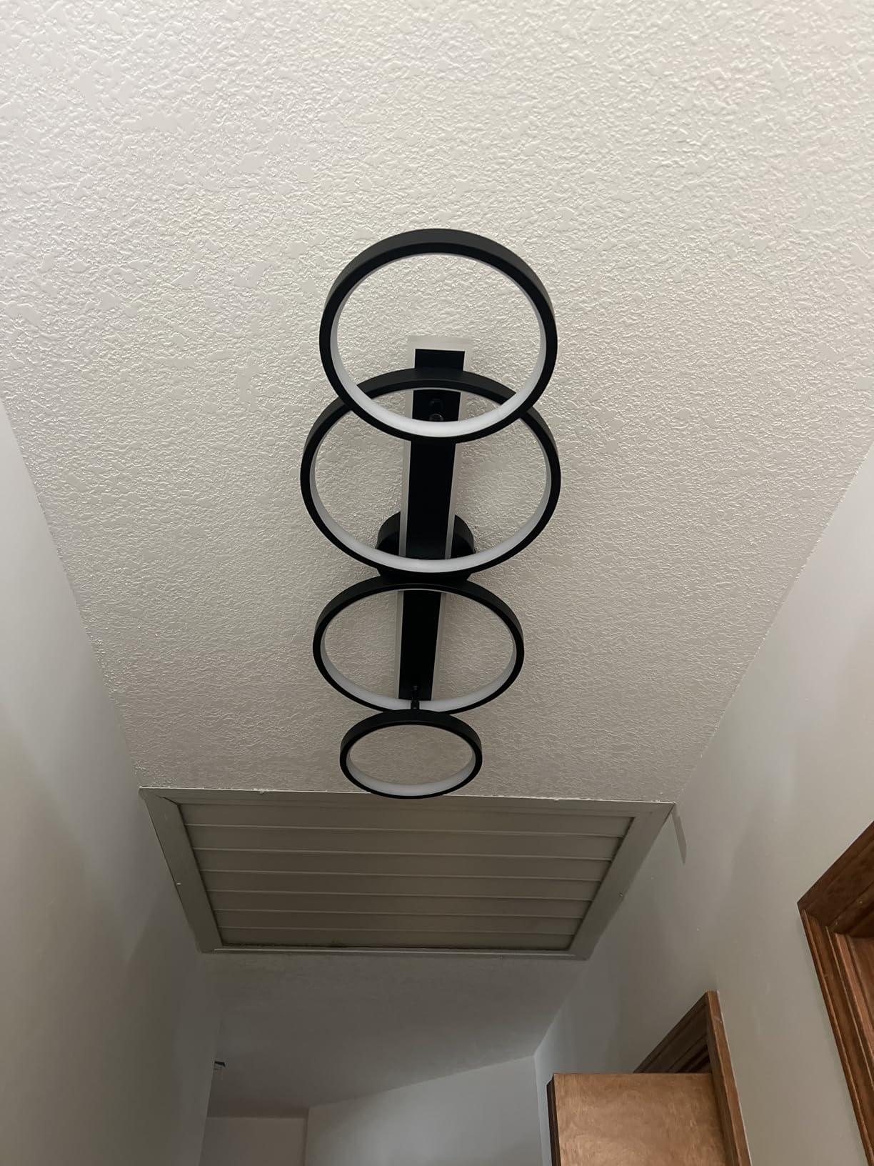 Modern LED Ceiling Light 60W White Hallway Light Fixtures 3000~6000K Aluminum Long Flush Mount LED Ceiling Lamp for Hallway, Kitchen, Bedroom, Dining Room (White,39.37Inch) customer photo 2