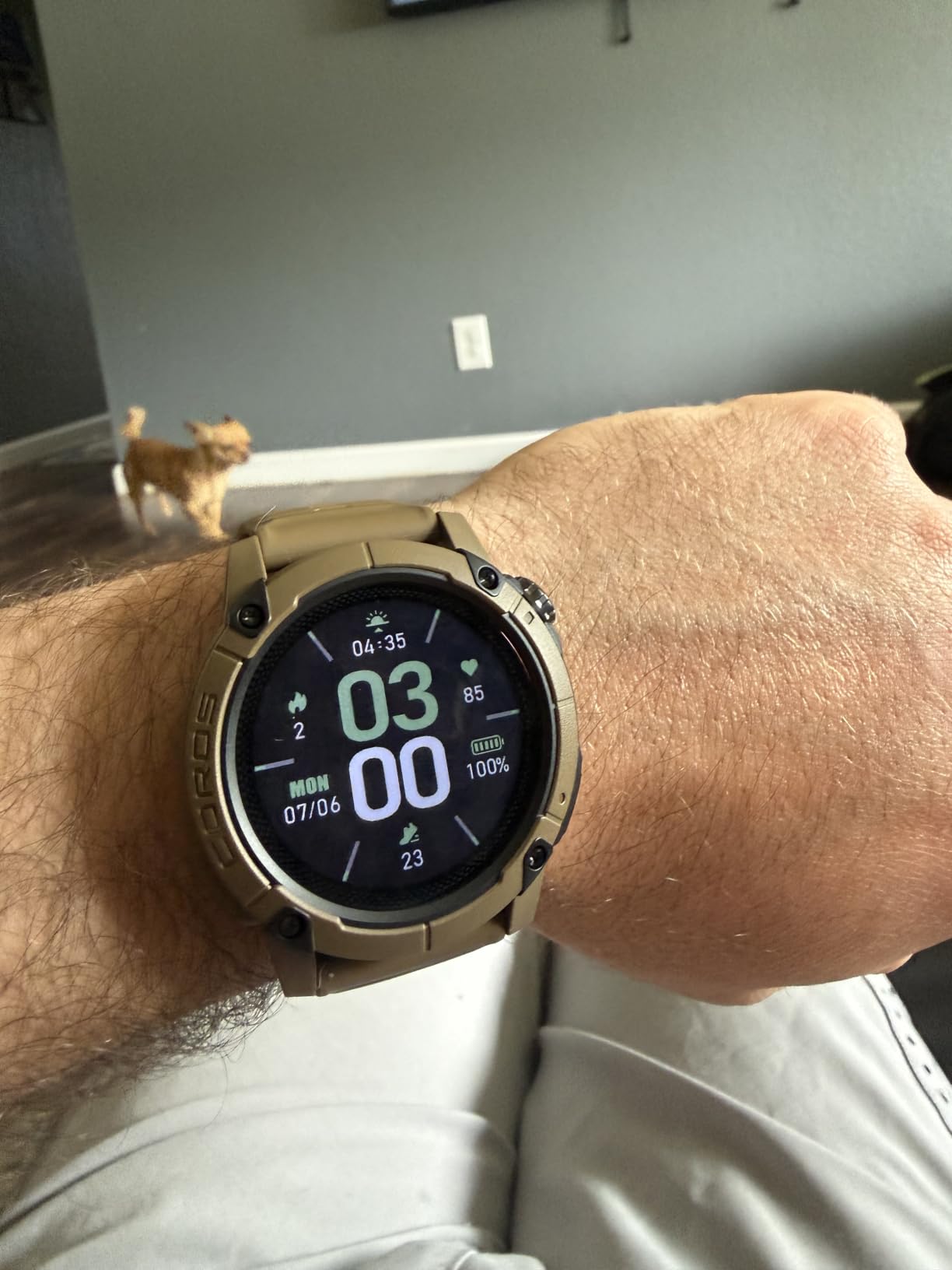 COROS Nomad GPS Outdoor Watch, 22-Day Battery Life, Fishing - Green | Global Maps with Turn-by-Turn Navigation, Voice-Pin Adventure Journal, Fishing Modes with Tides & Catch Logging customer photo 2