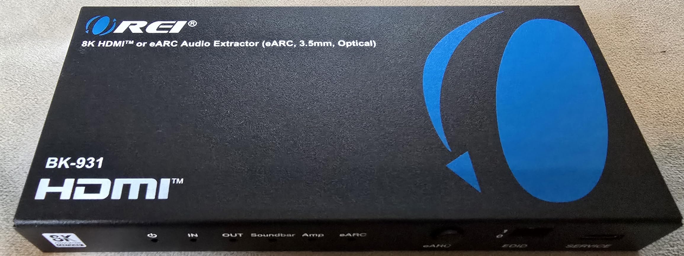 OREI 4K@120Hz Audio Extractor Converter, HDCP 2.3, Dolby Atmos HDR10+ 3.5mm | HDMI Audio Extractor 4K 120Hz eARC, HDMI ARC Audio Extractor, Optical SPDIF, Dolby Vision, Sonos & Bose customer photo 2